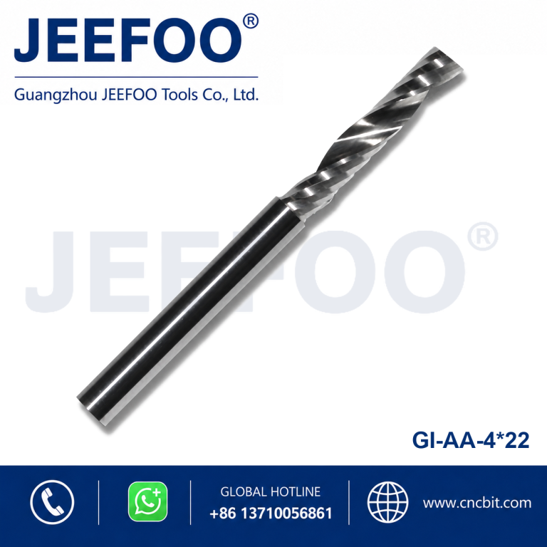 4x22 Practical AA Single Flute Spiral End Mill Workshop Acrylic Machining product image