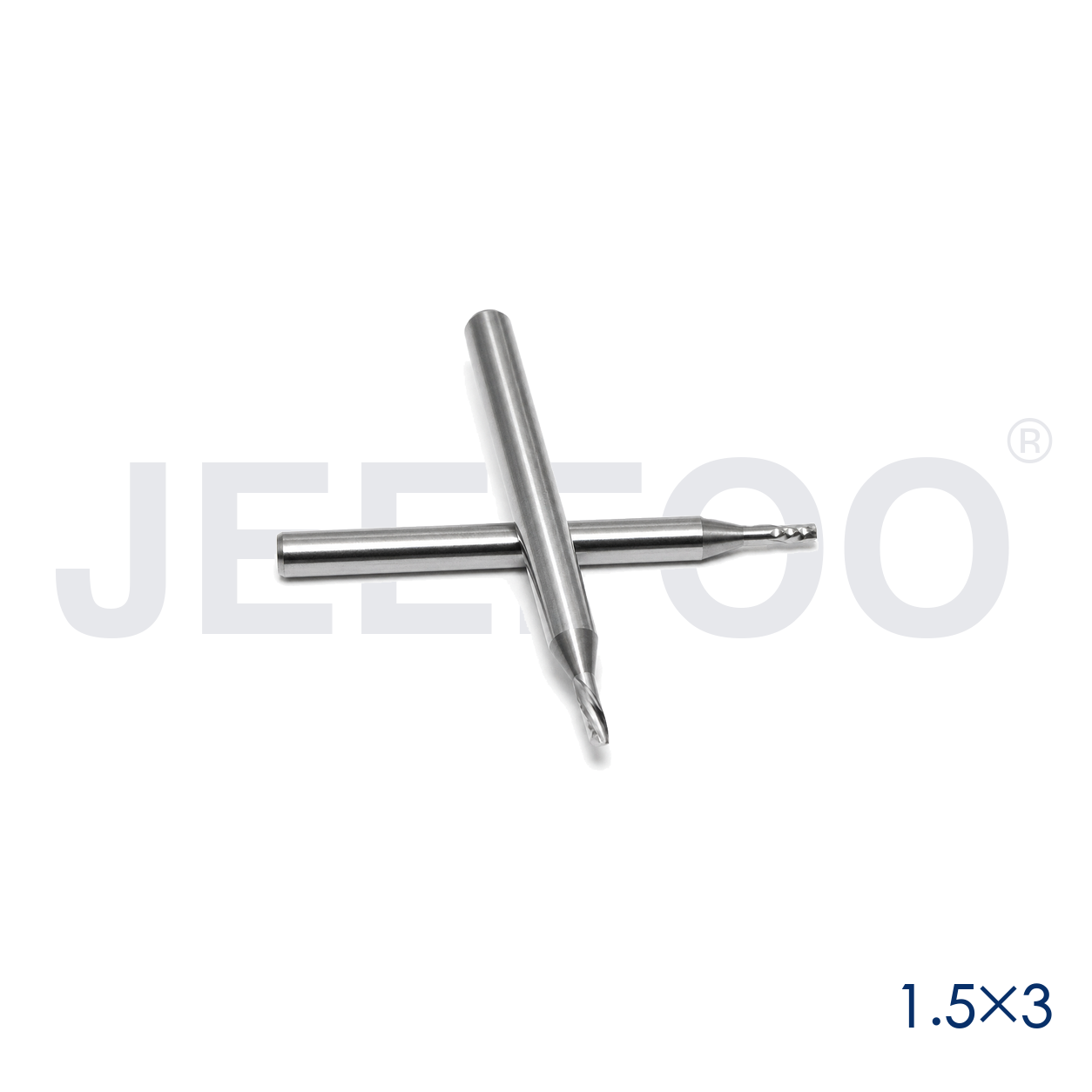 1.5x3 left-helical cutter solid carbide detail