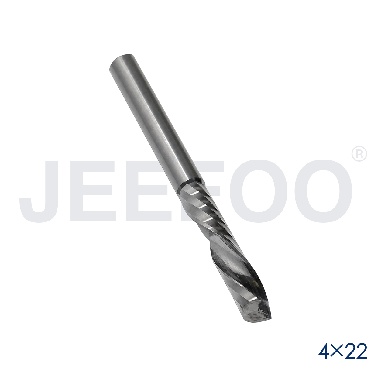 4x22 down-cut router bit detail
