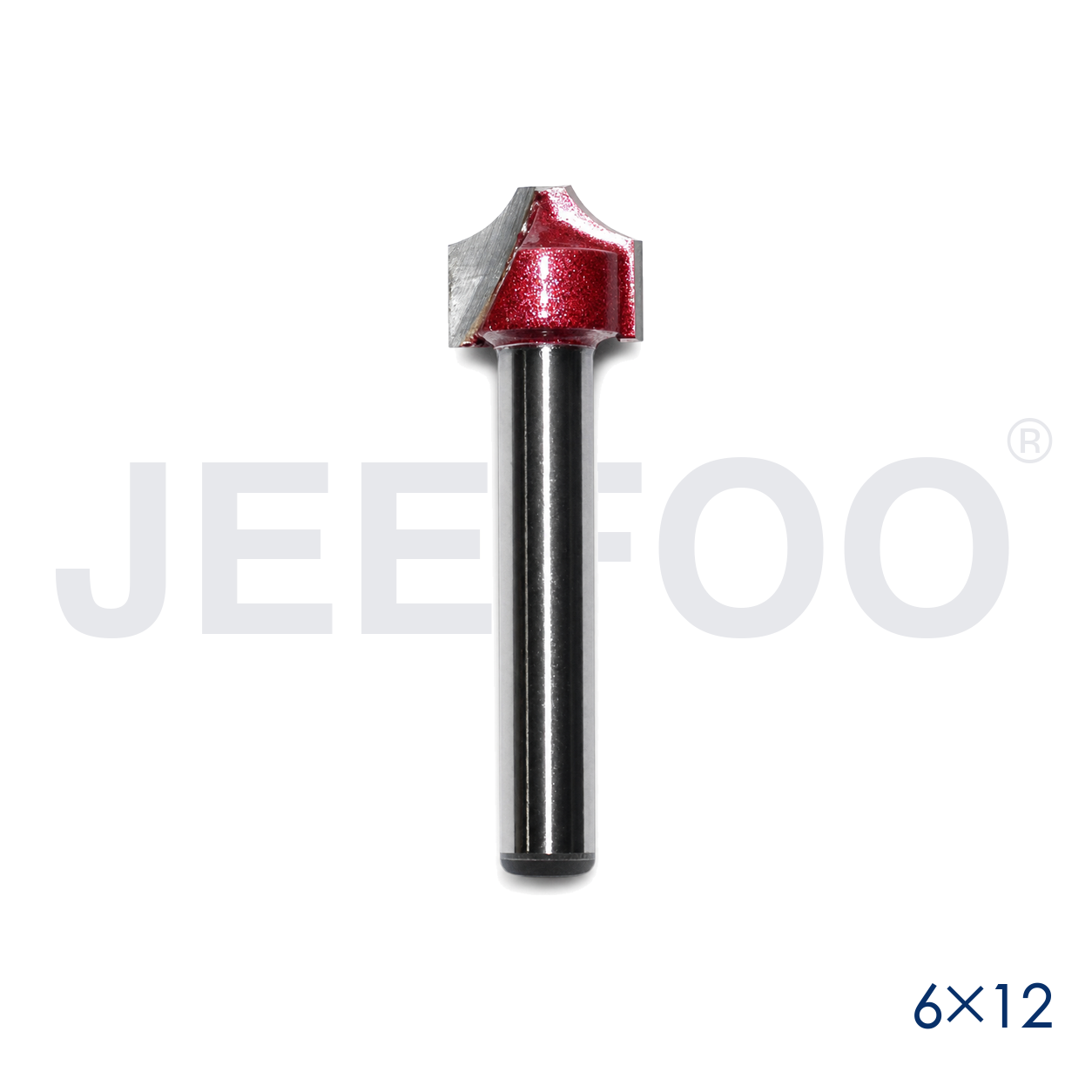 6x12 Opening Knife Router Bit cutting detail