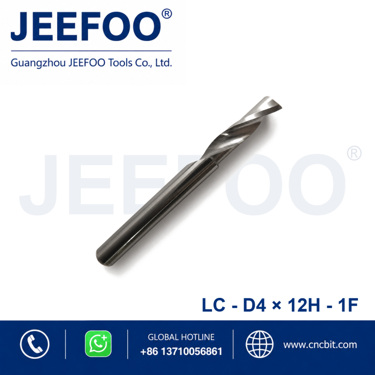 4x12 Single Flute Aluminum End Mill for Fast Chip Removal product image