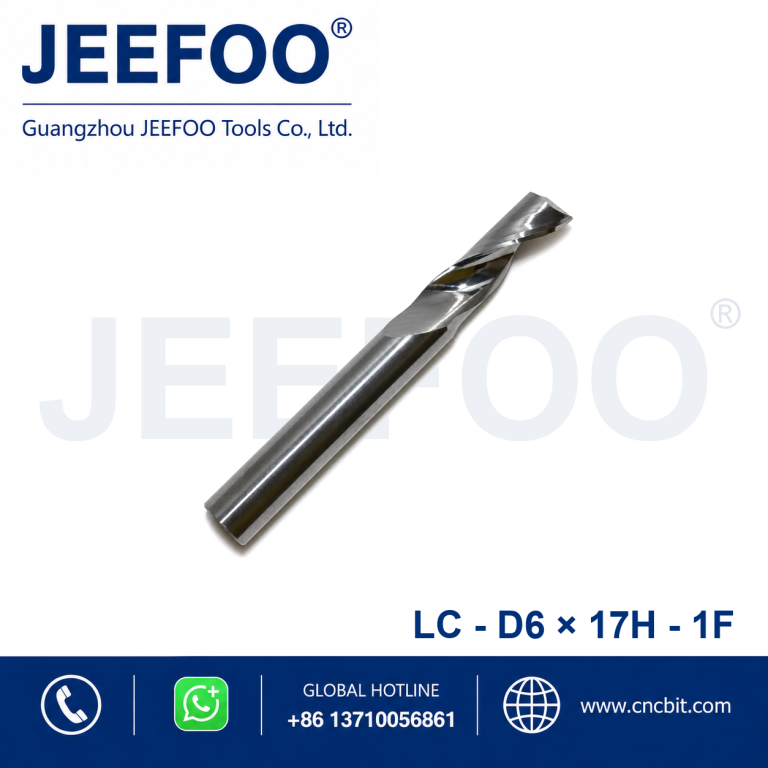 6x17 Single Flute Aluminum End Mill for Efficient Chip Removal product image