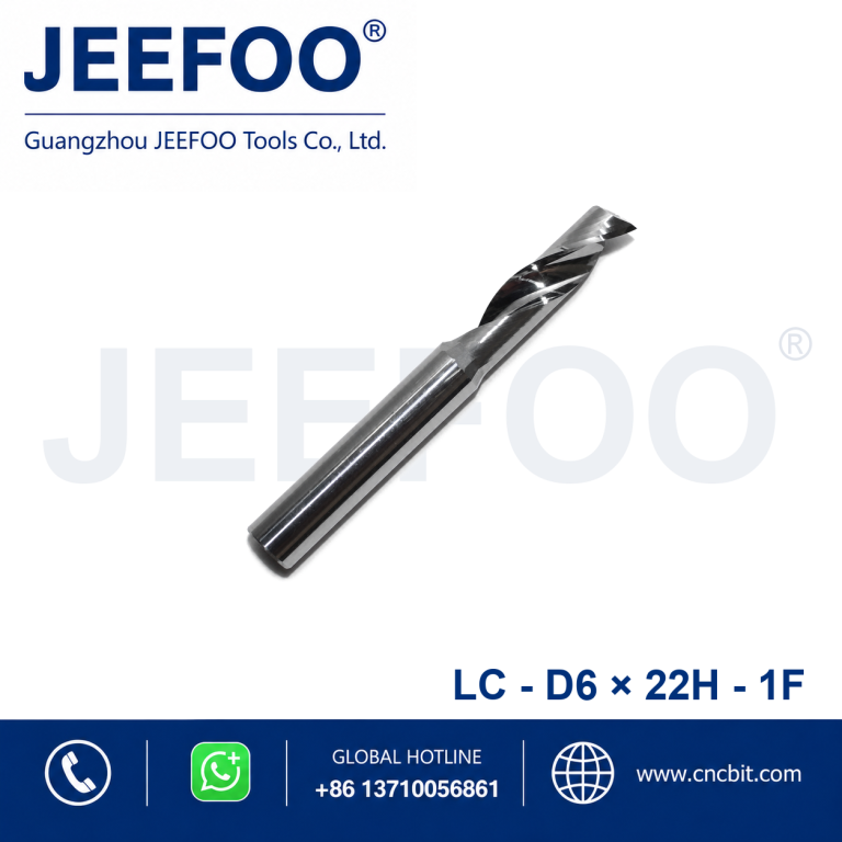 6x22 Single Flute Aluminum End Mill for Fast Chip Removal product image