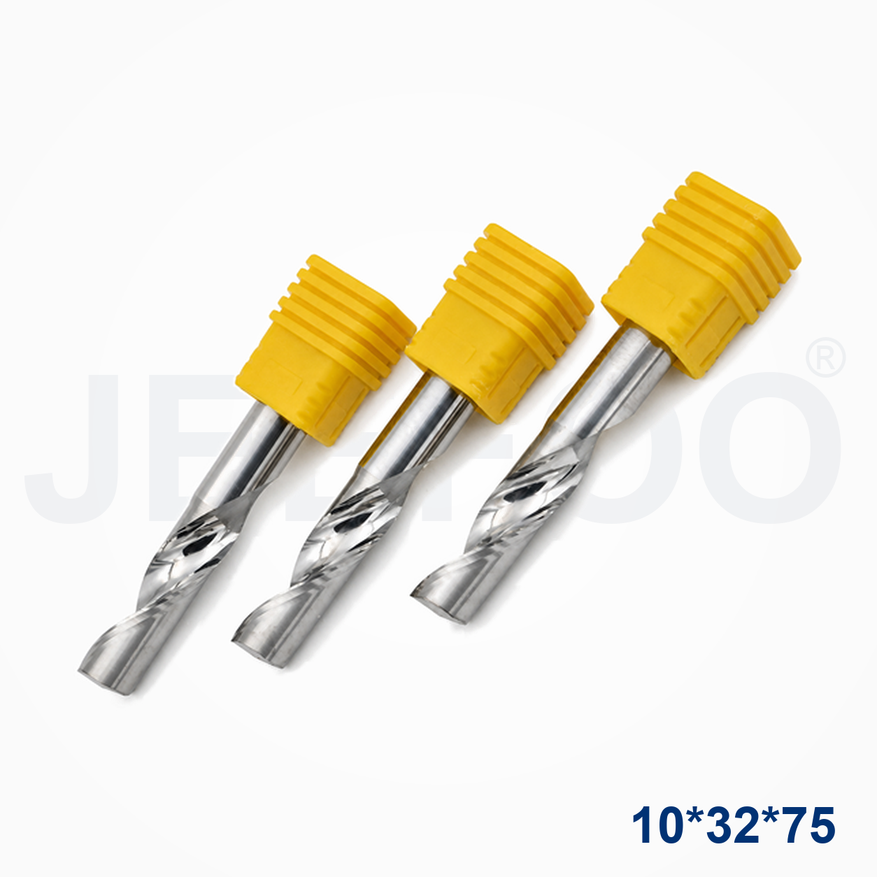 10x32x75 single flute aluminum end mill detail B