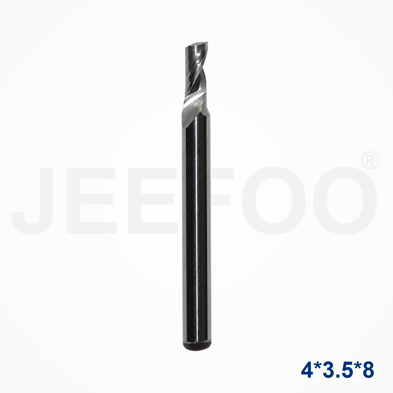 4x3.5x8 single flute aluminum end mill detail A