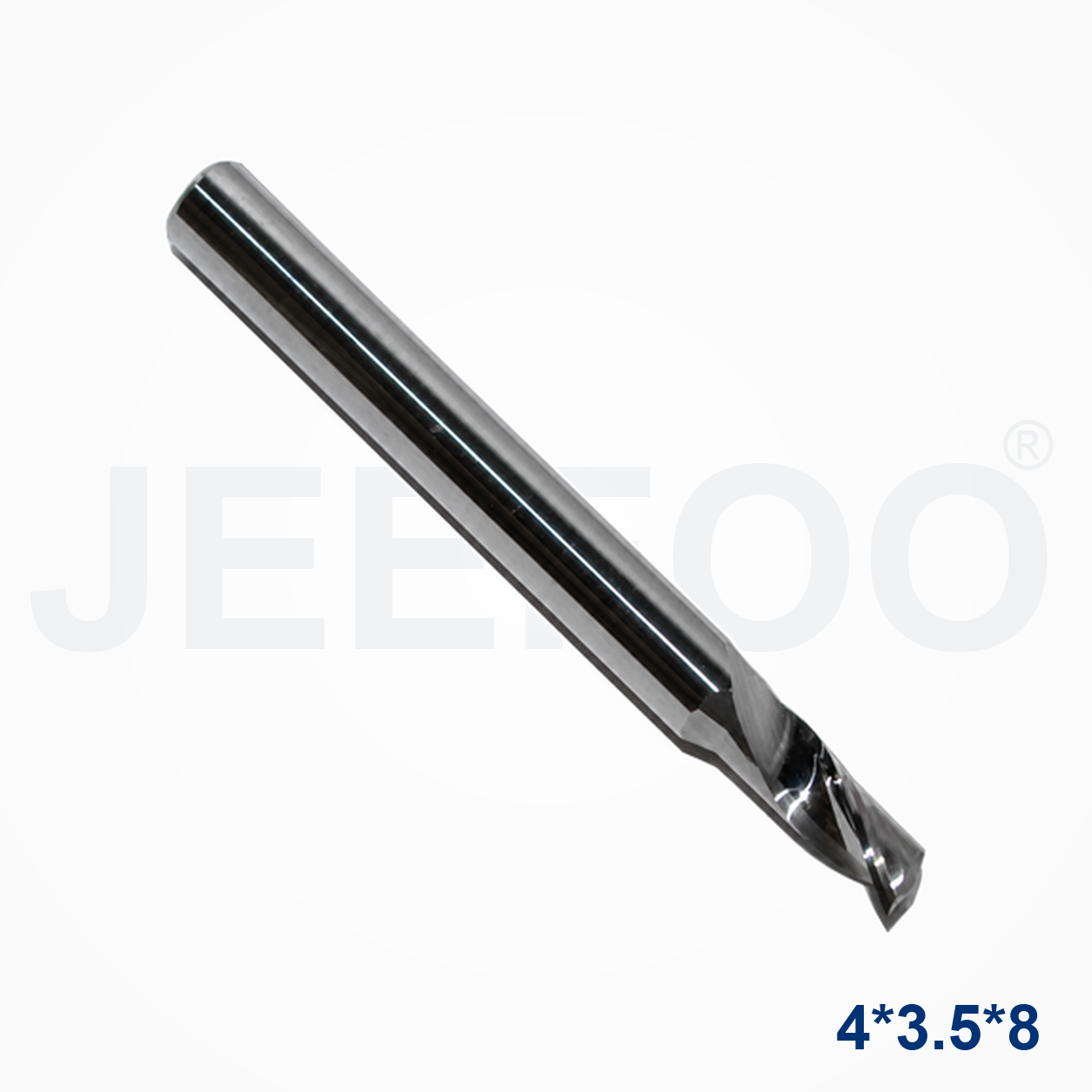 4x3.5x8 single flute aluminum end mill detail B