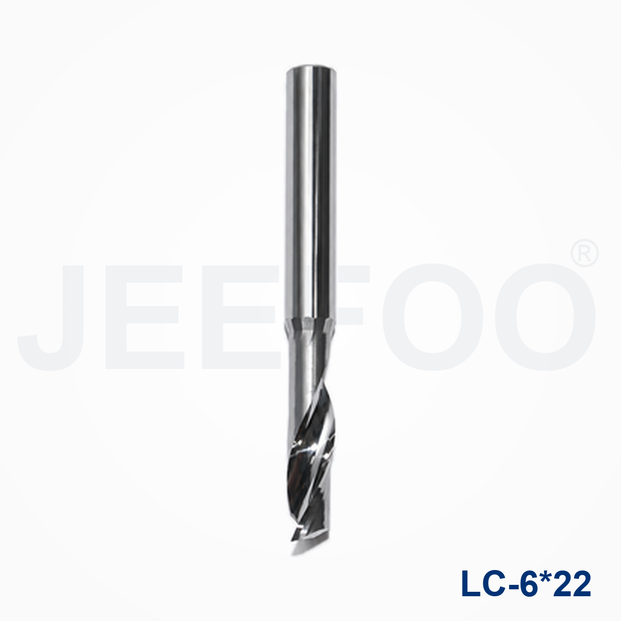 6x22 single flute aluminum end mill detail B