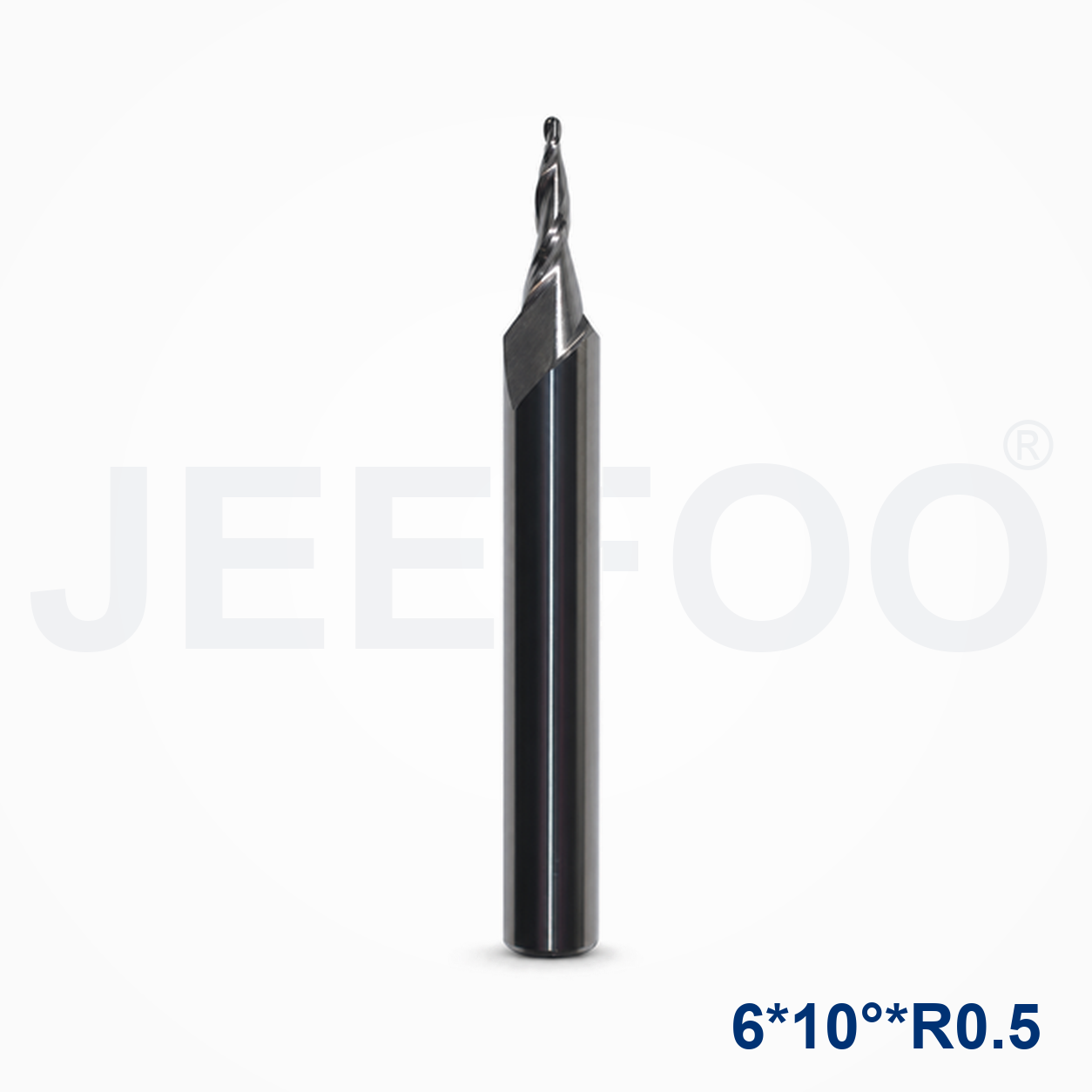 6xOneSide10DxR0.5 Aluminum Relief Carving Engraving Bit cutting detail