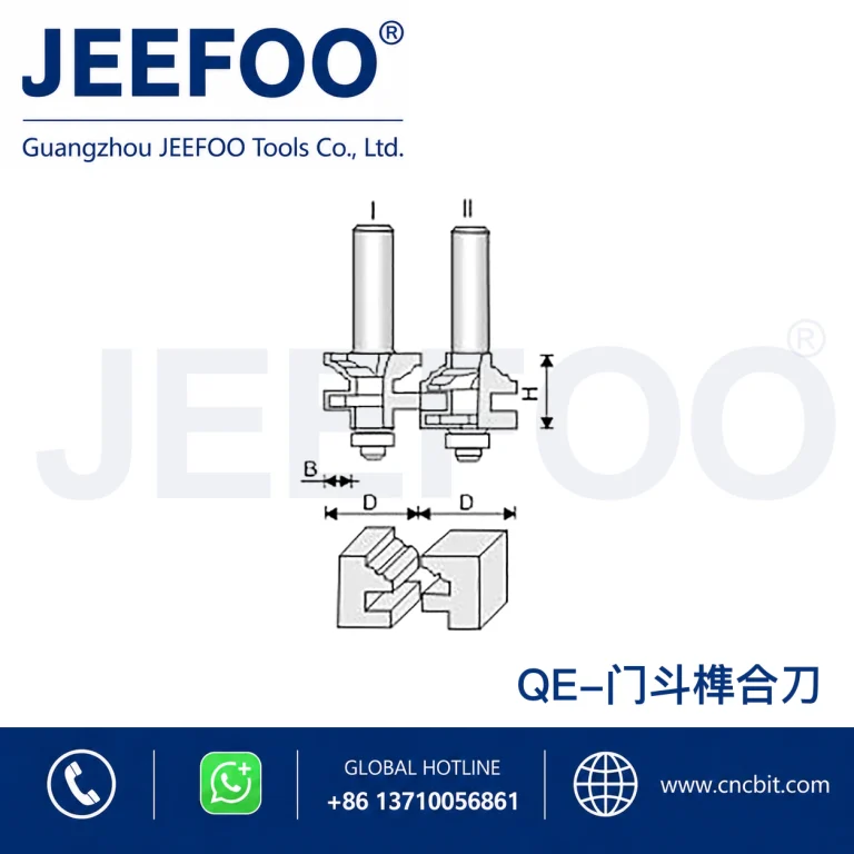 QE T-Type Tenon Cutter Set product image