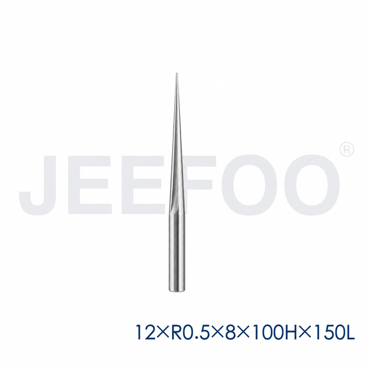 12x100HxR0.5x8x150L taper ball end mill dimensions B