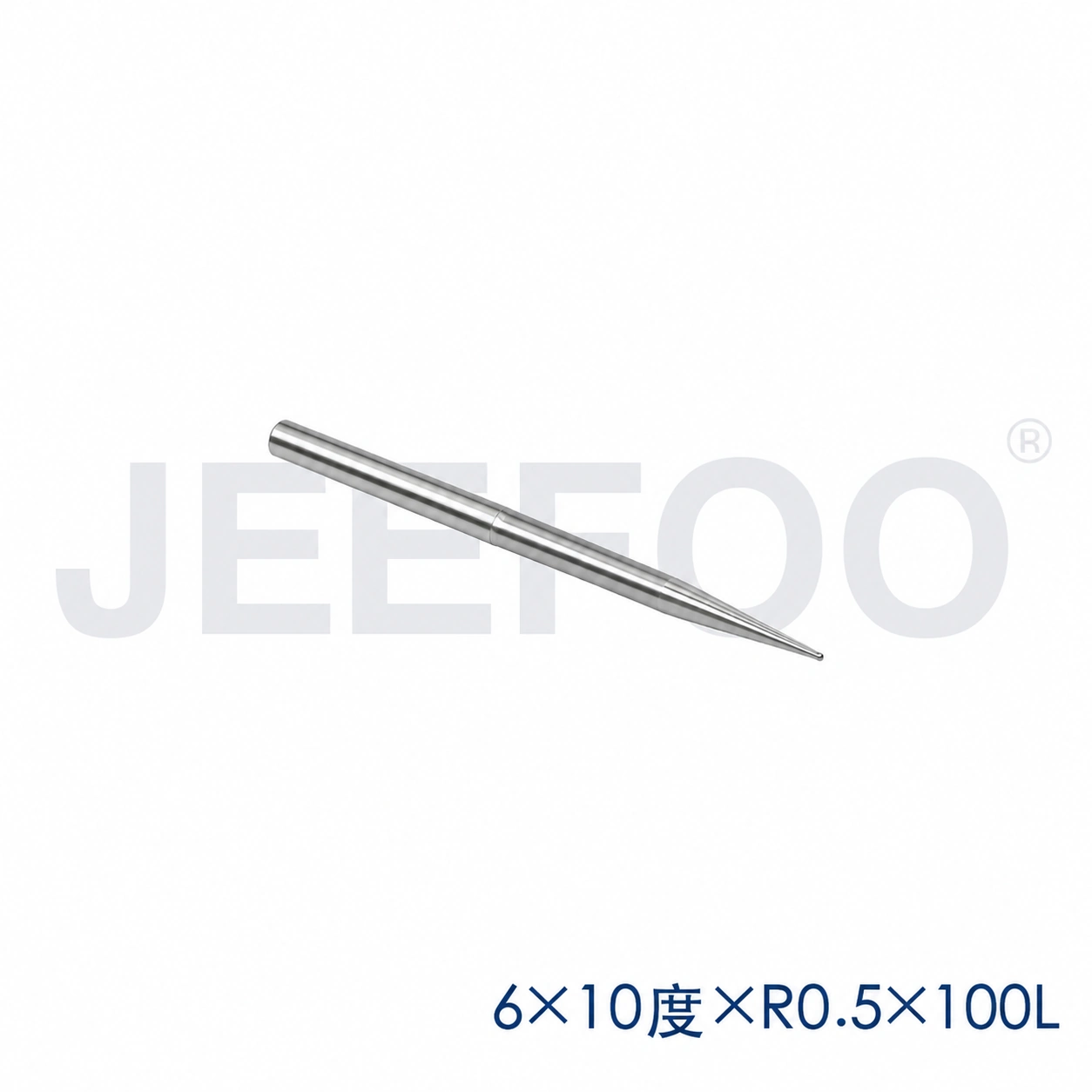 6x10xR0.5x100L taper ball end mill dimensions B