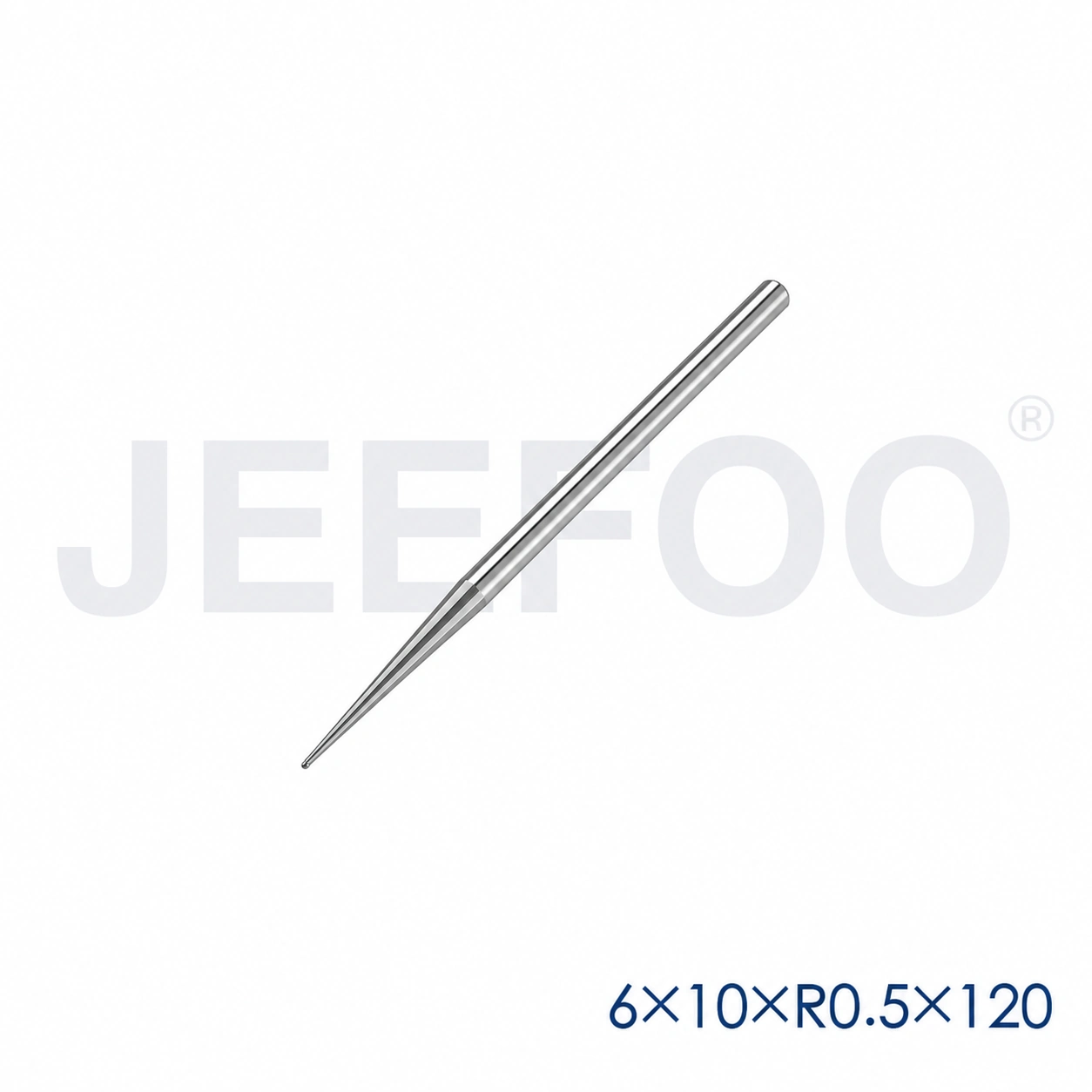 6x10xR0.5x120L taper ball end mill dimensions B