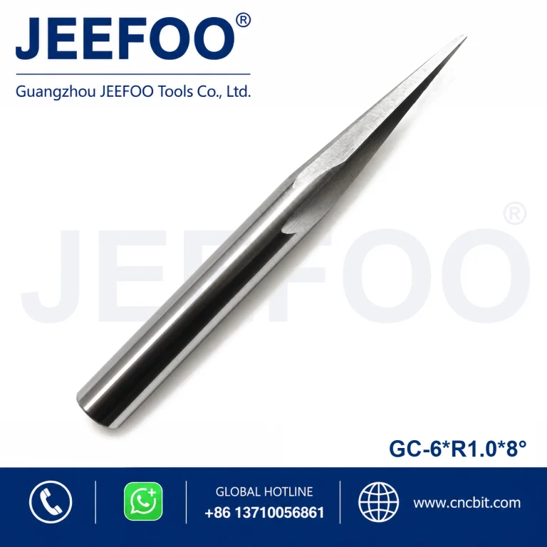 6x30HxR1.0x8x60L Two Flute Spiral Taper Ball End Mill for CNC Routers product image