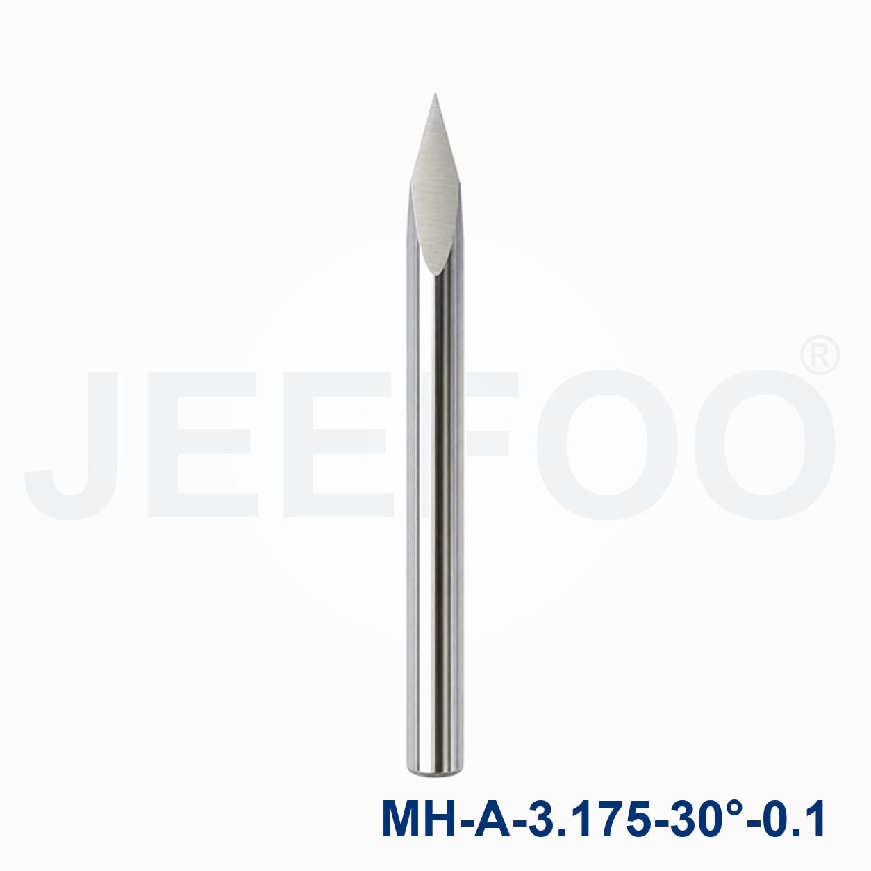 Ax3.175x30Dx0.1 Three Face Engraving Bit cutting tool detail