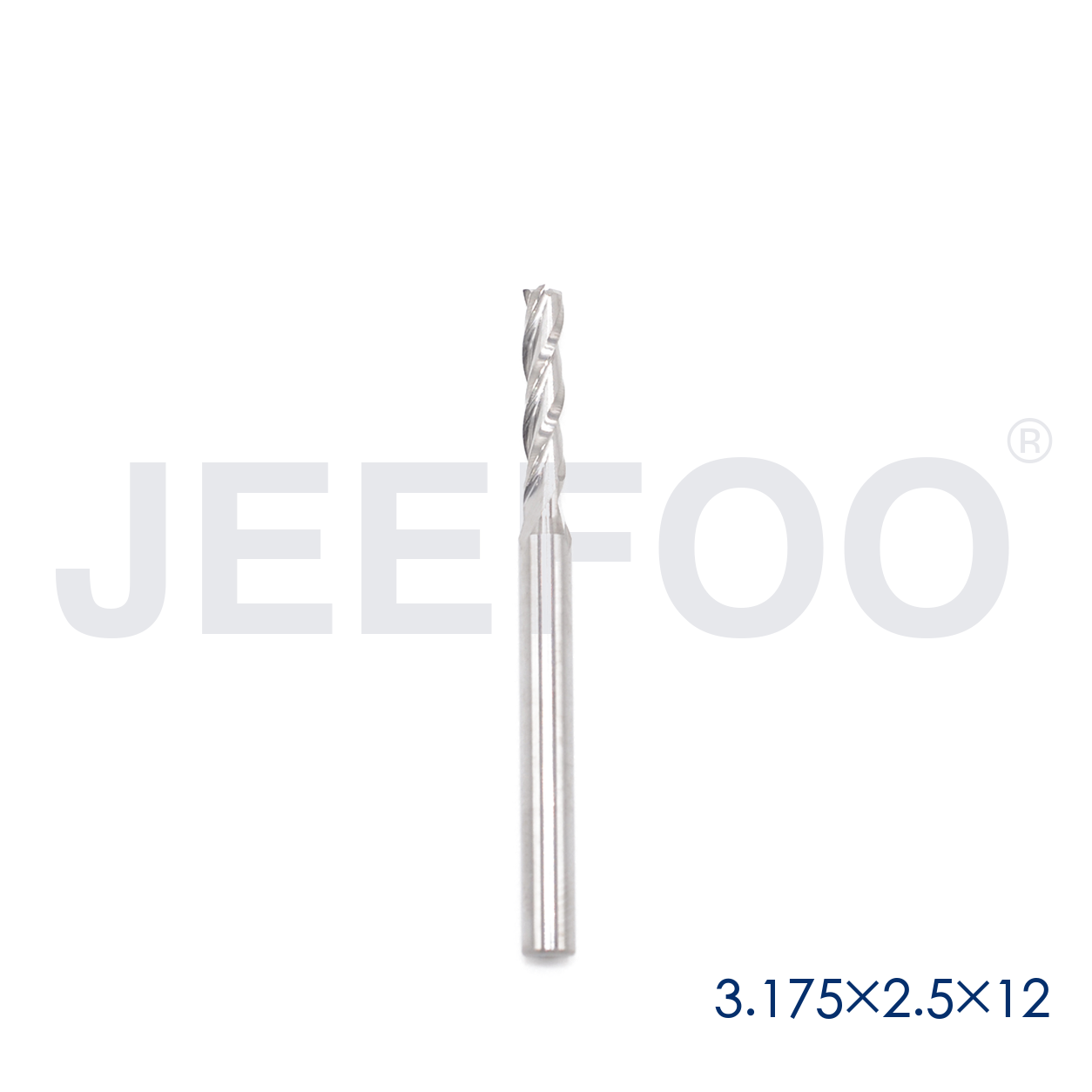 3.175x2.5x12 Three Flute End Mill product detail A