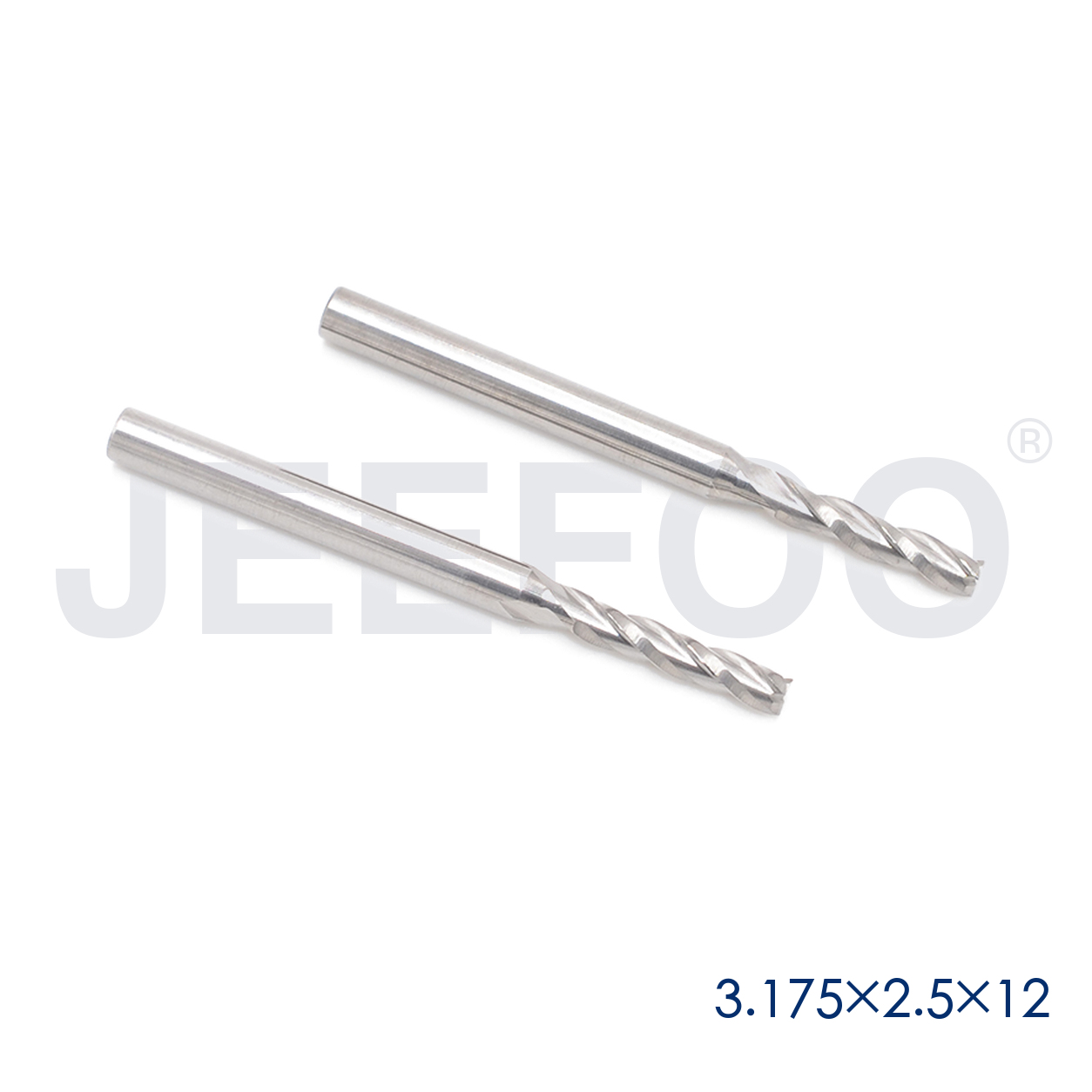 3.175x2.5x12 Three Flute End Mill product detail B