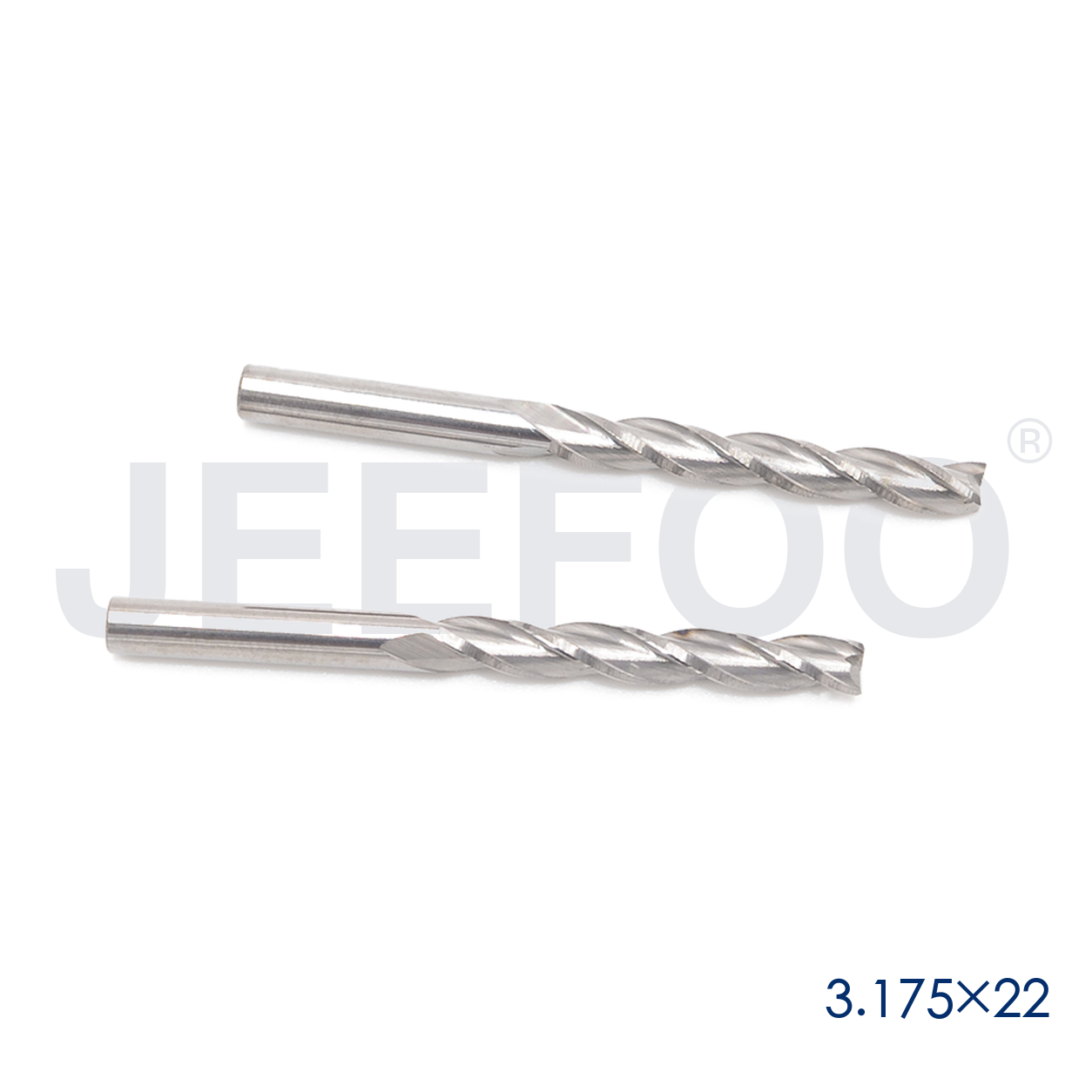3.175x22 Three Flute End Mill product detail B
