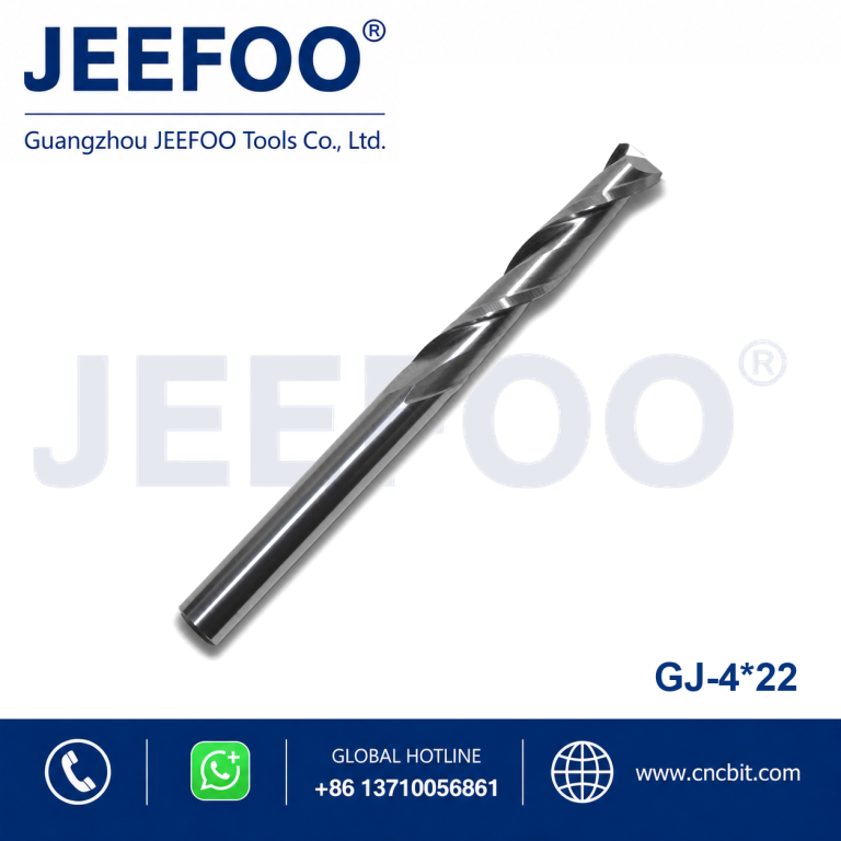4x22 Two Spiral Flute Bits - Two Flutes Spiral Carbide Tools, Carving Tool Bits, Engraving Tool Cutters, End Mill Cutters for CNC Router Machine product image