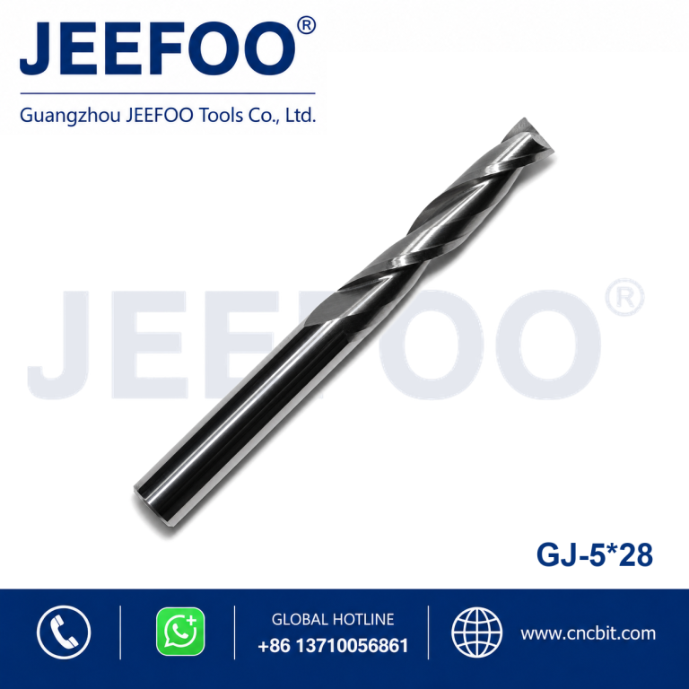 5x28 Two Spiral Flute Bits - 2 Flutes Spiral Bit/Carbide Carving Tool Bits, Engraving Tool Cutters,End Mill Cutters for CNC Router Machine product image