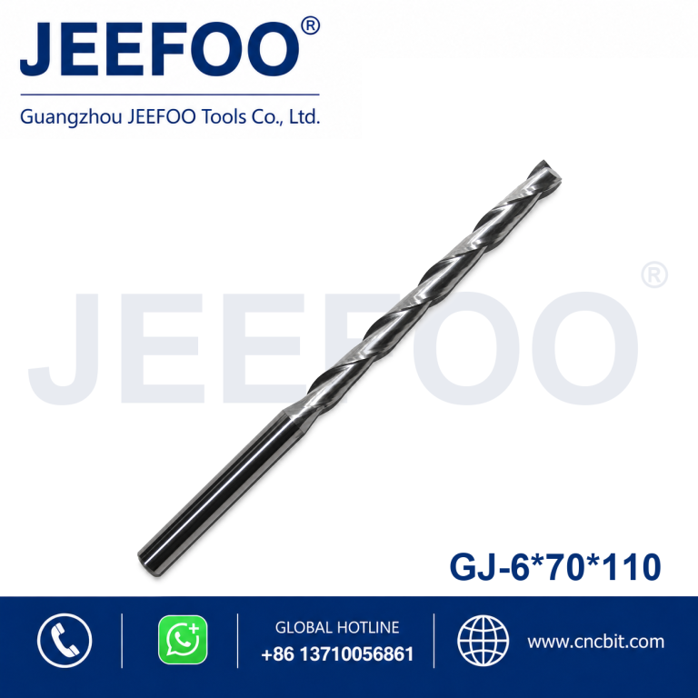 6x70x110 Two Spiral Flute Bits - Solid Carbide End Milling/Two flute sprial bits/cnc router bits product image