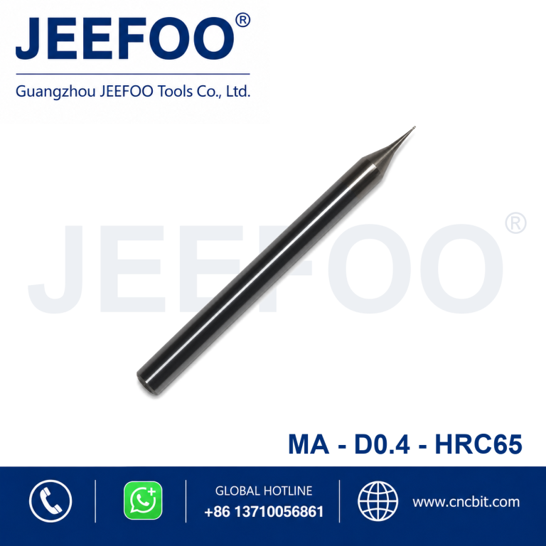 0.4 Solid Carbide Square End Mill for CNC Metal Machining product image