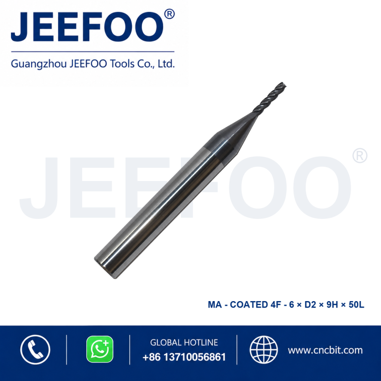 Coatedx6x2x9x50L Solid Carbide Square End Mill for CNC Metal Machining