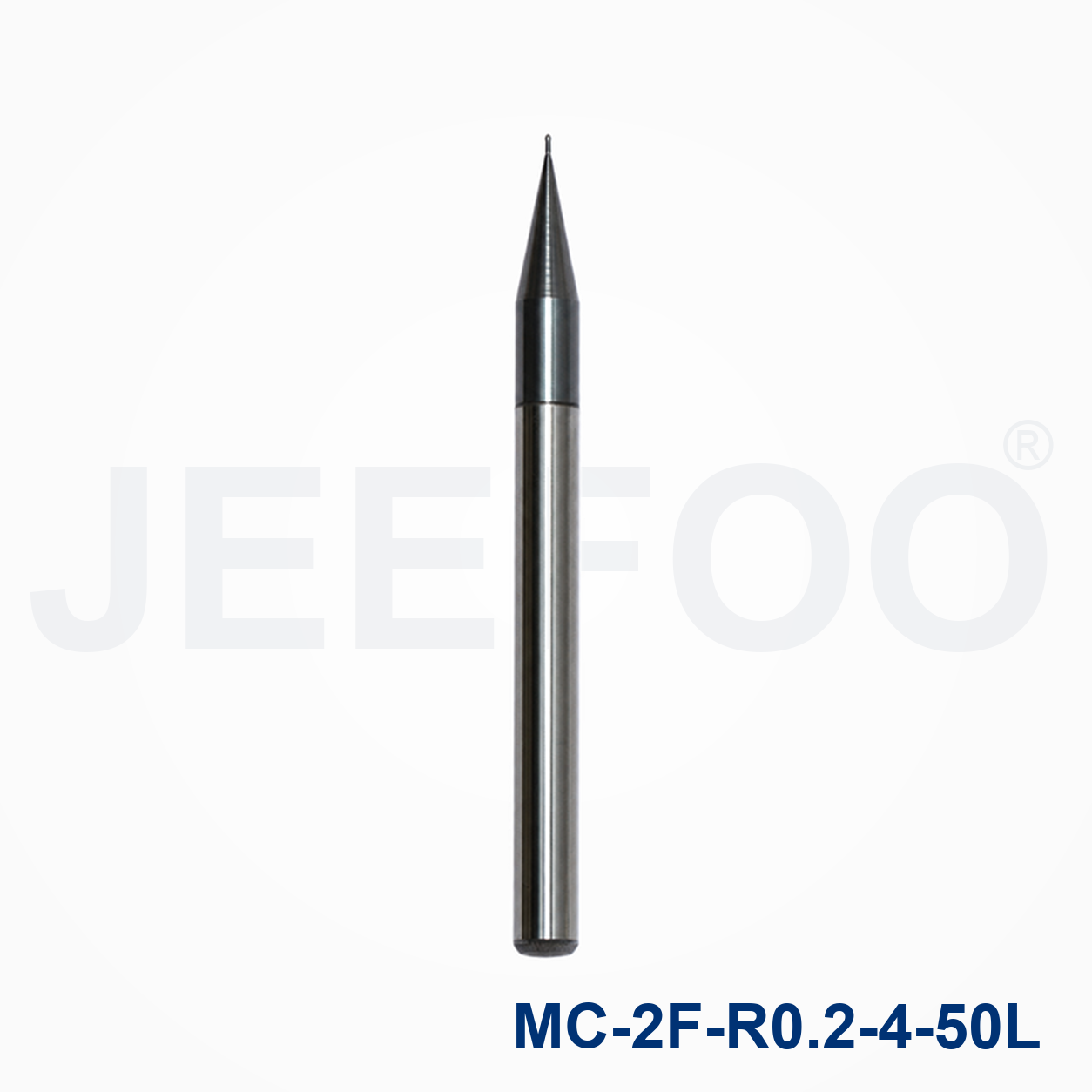 2FxR0.2x4x50L Solid Carbide Ball Nose End Mill cutting tool detail