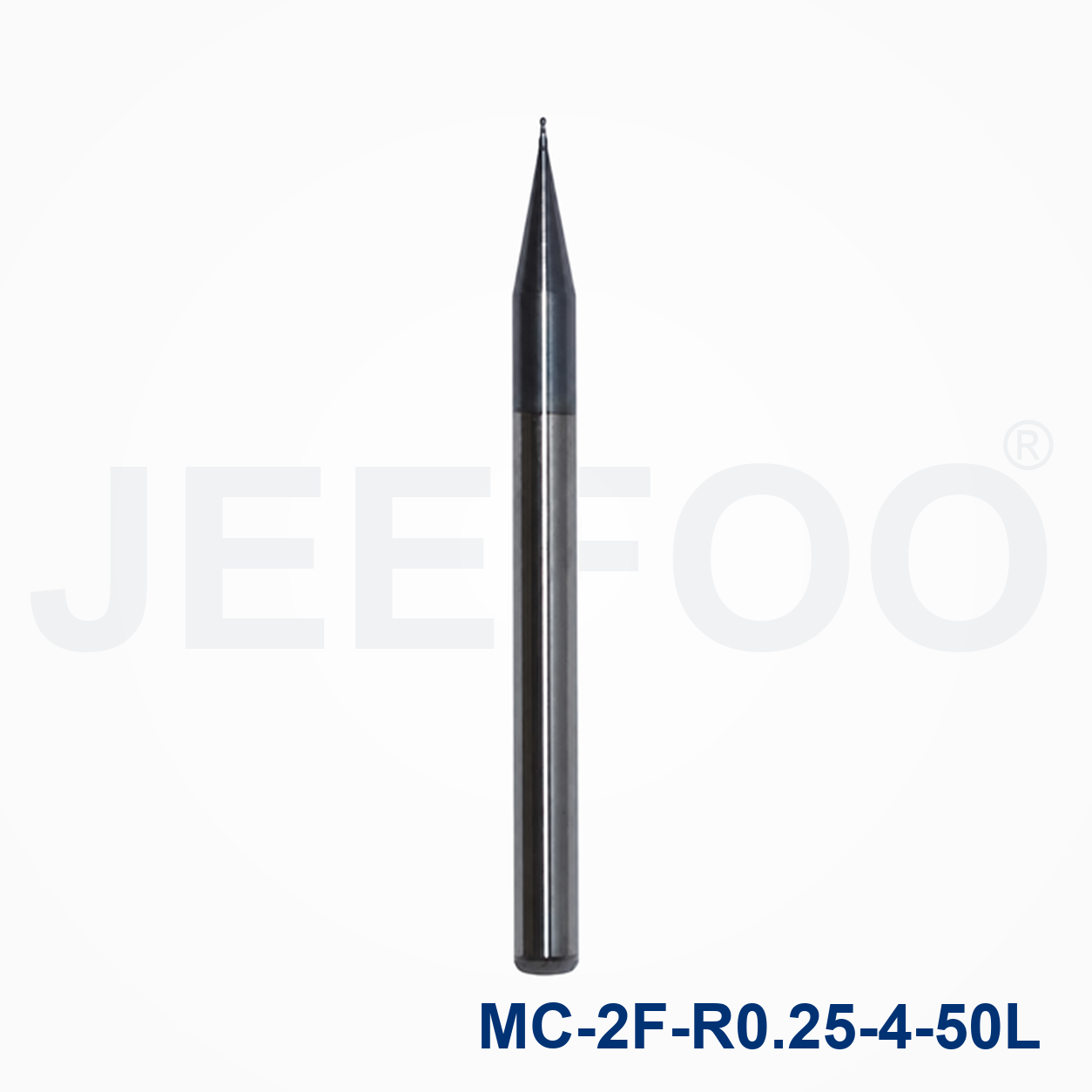 2FxR0.25x4x50L Solid Carbide Ball Nose End Mill cutting tool detail