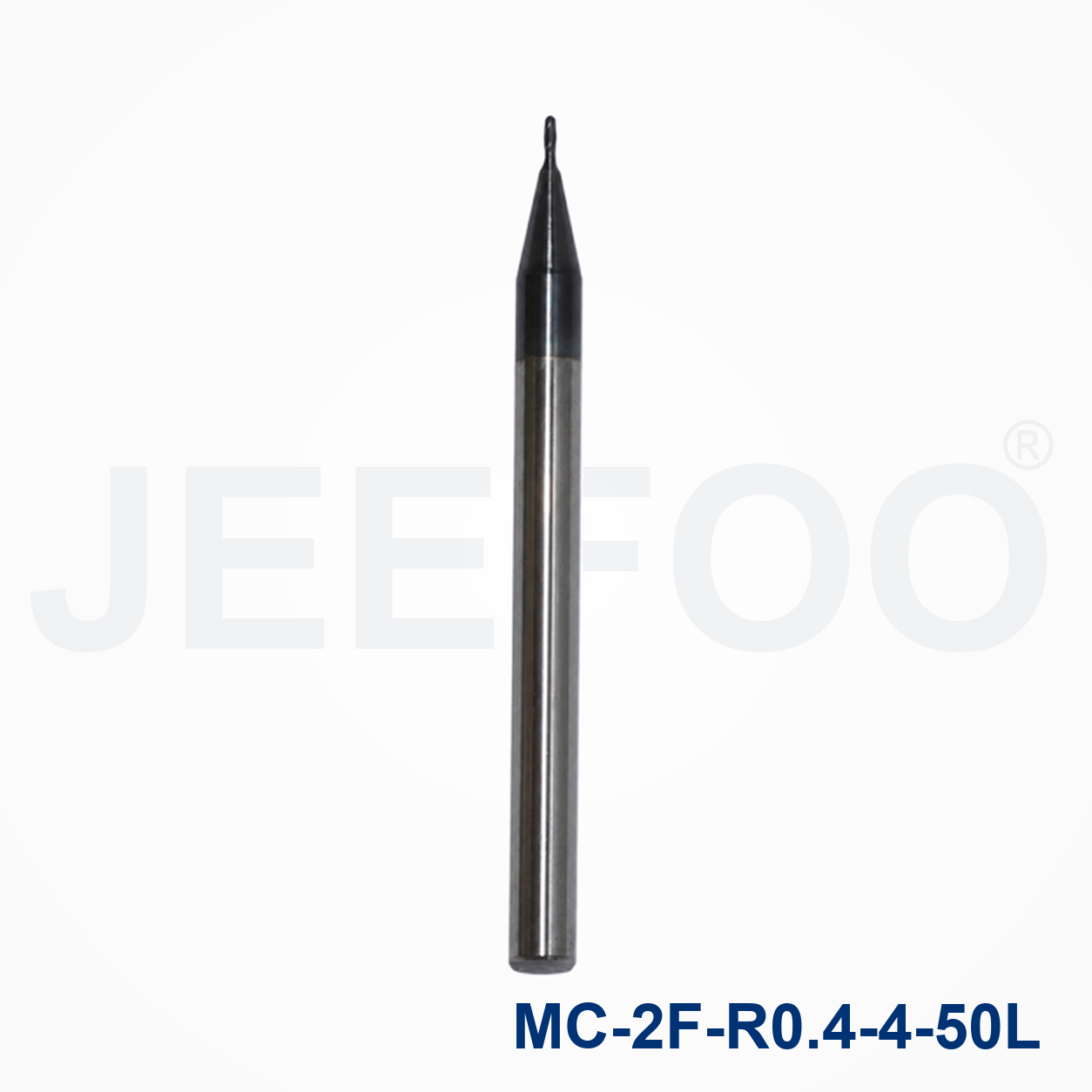 2FxR0.4x4x50L Solid Carbide Ball Nose End Mill cutting detail