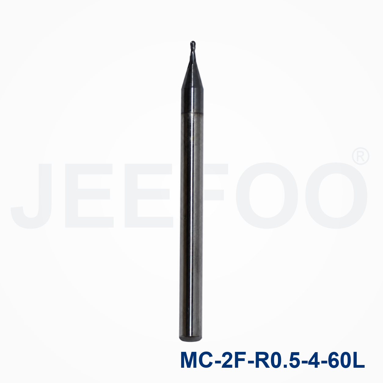 2FxR0.5x4x50L Solid Carbide Ball Nose End Mill cutting tool detail