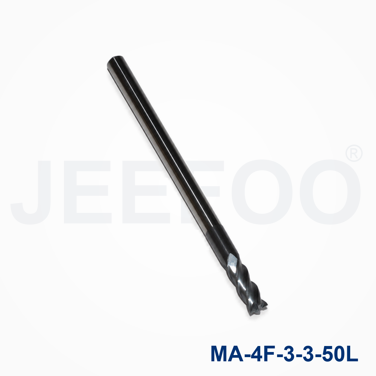 4Fx3x3x50L Solid Carbide Square End Mill machining detail