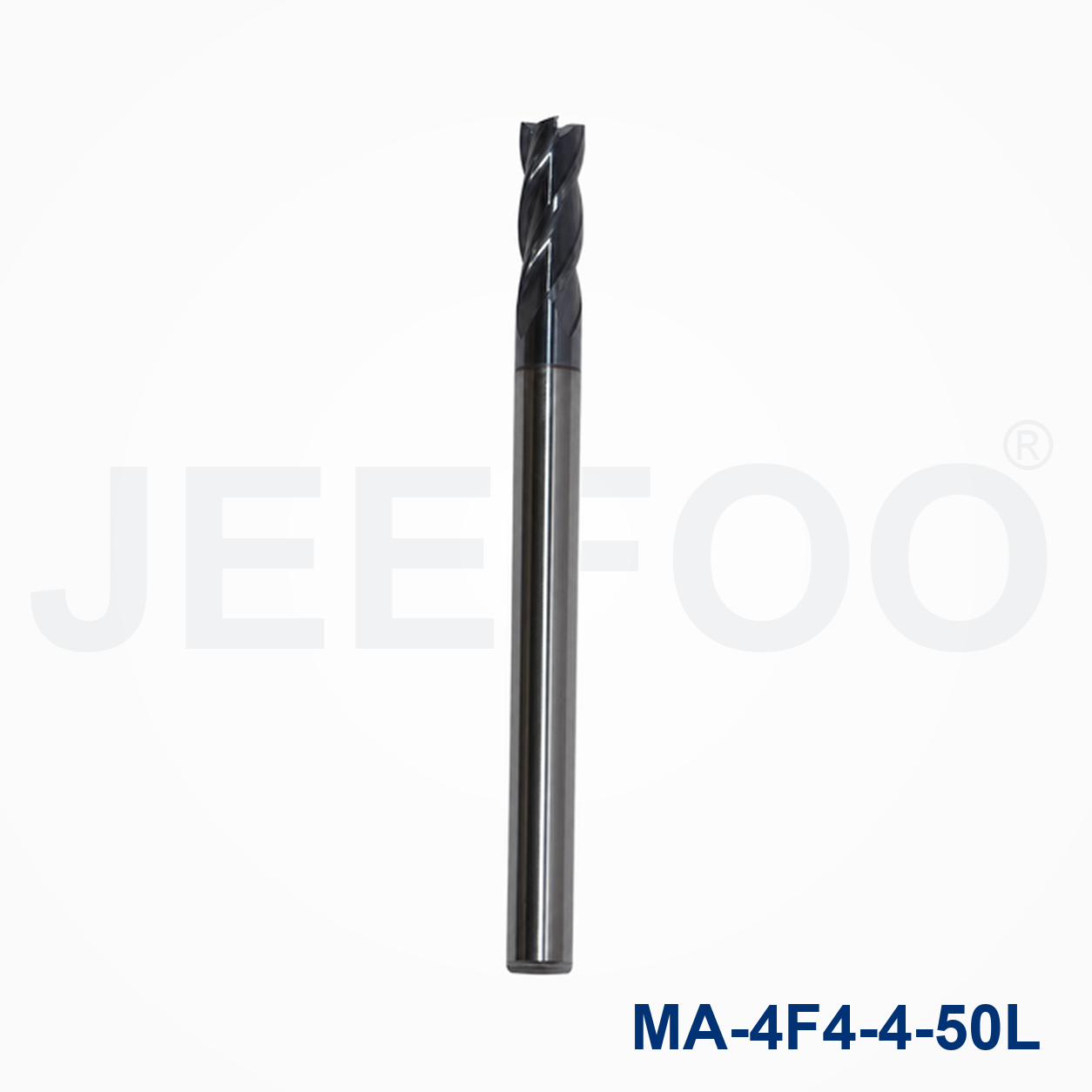 4Fx4x4x50L Solid Carbide Square End Mill cutting tool detail