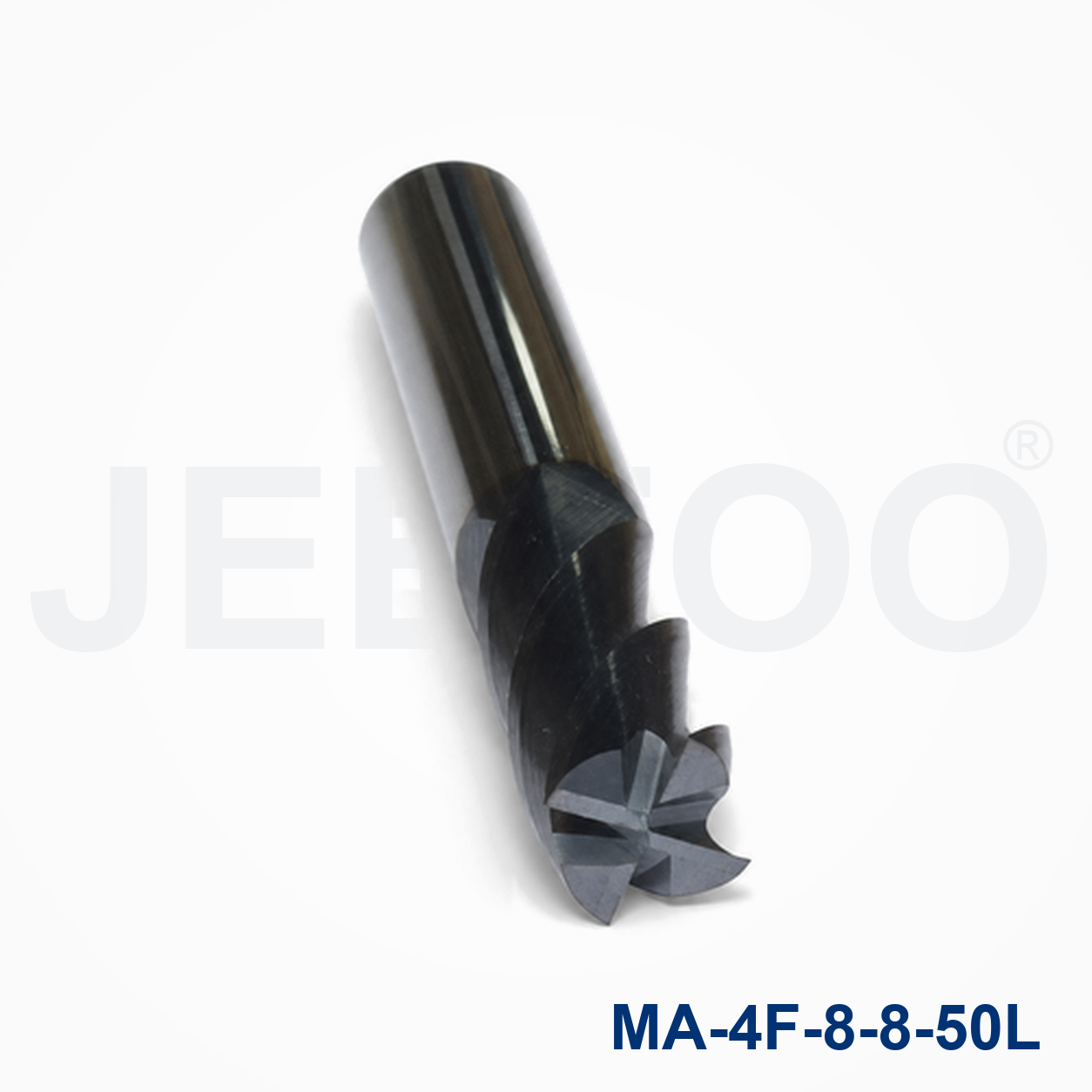 4Fx8x8x50L Solid Carbide Square End Mill machining detail