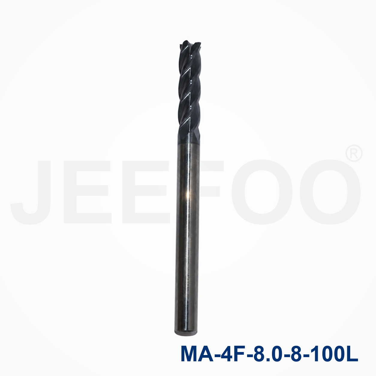4Fx8.0x8x100L Solid Carbide Square End Mill cutting tool detail