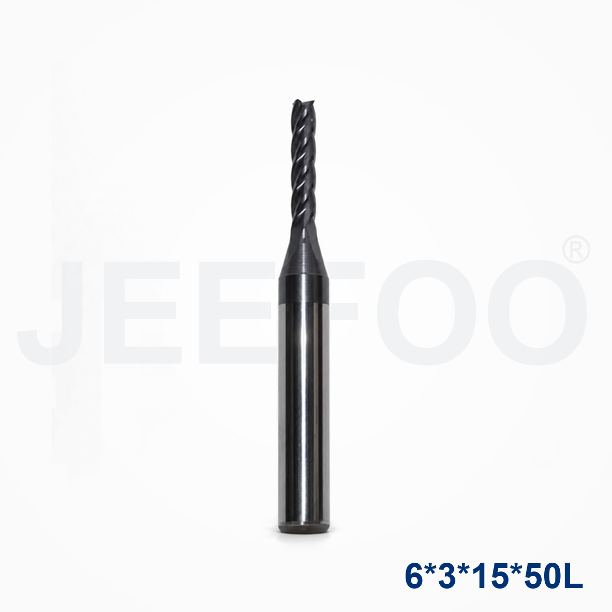 Coatedx6x3x15x50L Solid Carbide Square End Mill cutting tool detail
