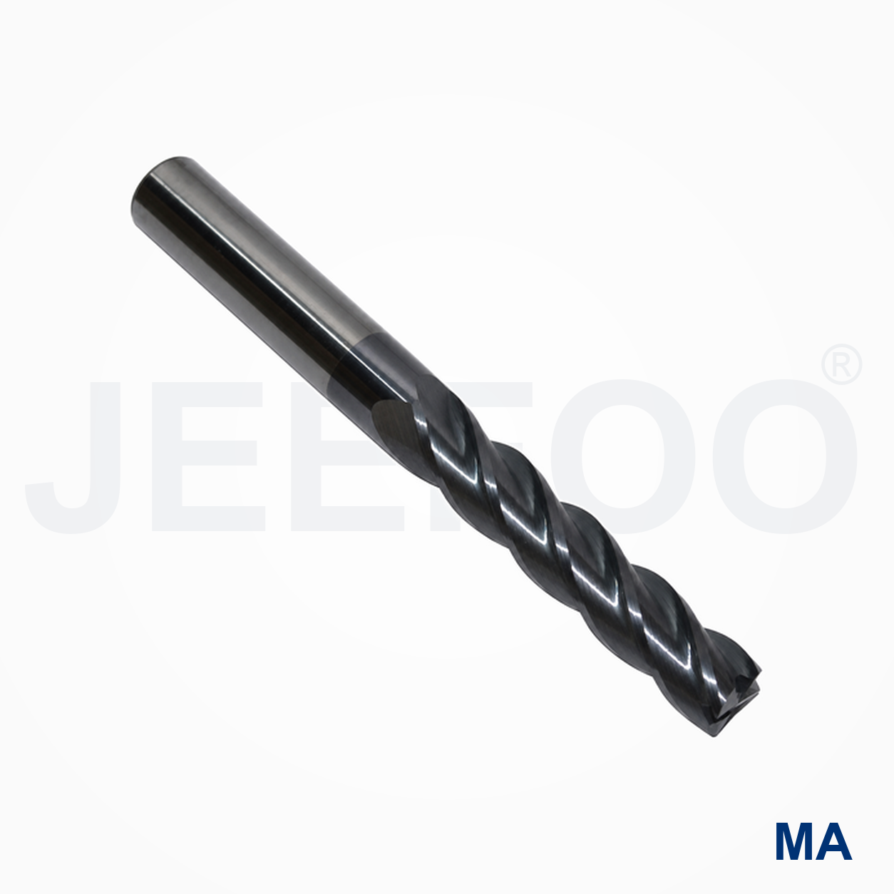 Coatedx8x40x75L Solid Carbide Square End Mill machining detail