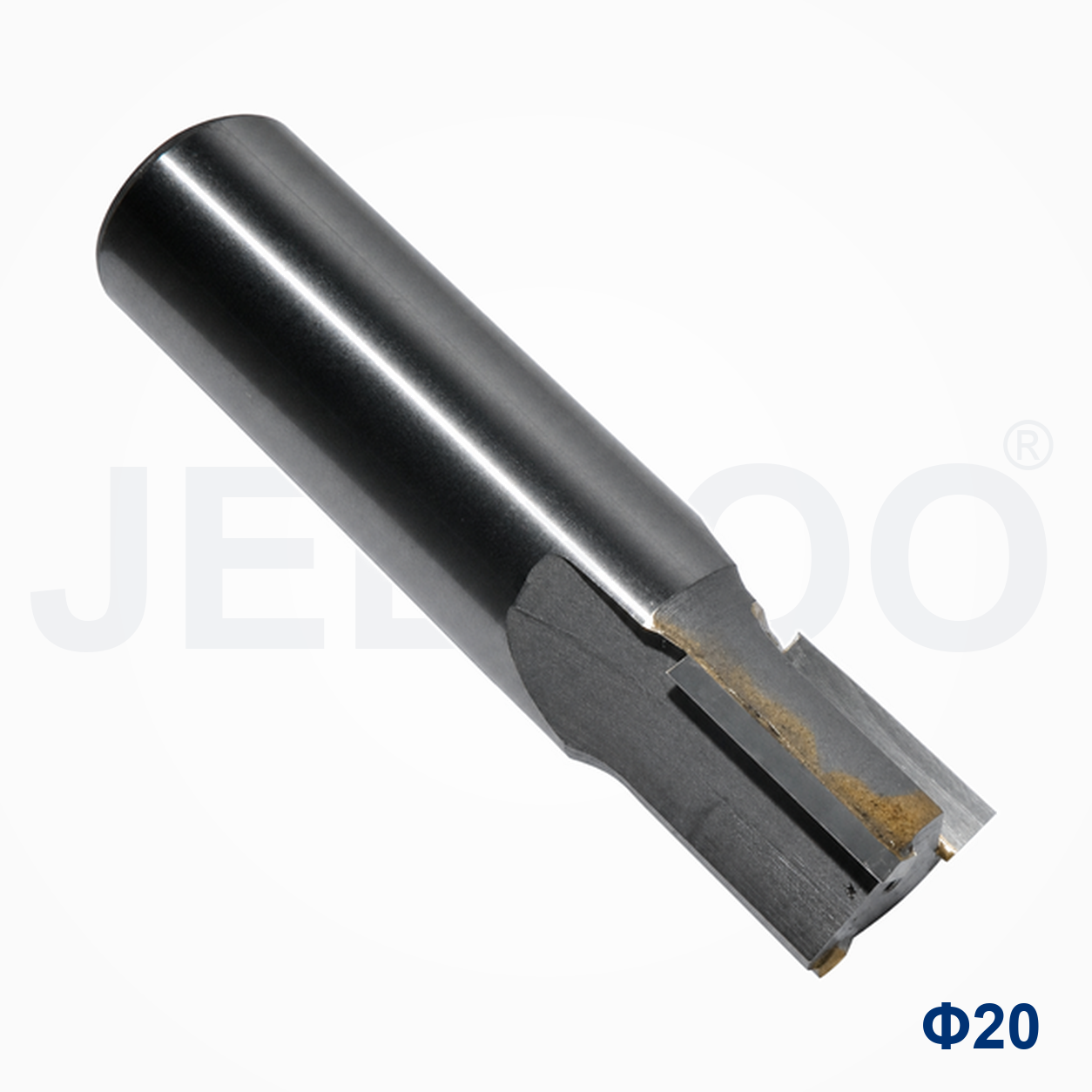 D20x10Hx80L 3-Flute Spur Straight Cutter detail view 2