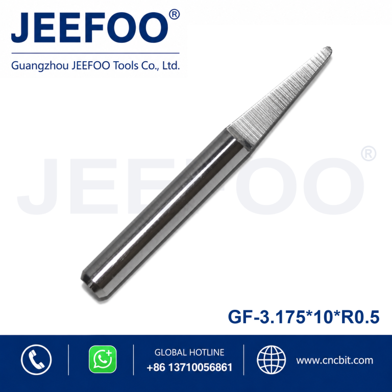 3.175x10xR0.5 Radiused Bottom Engraving Bit for Fine 3D Relief Carving product image