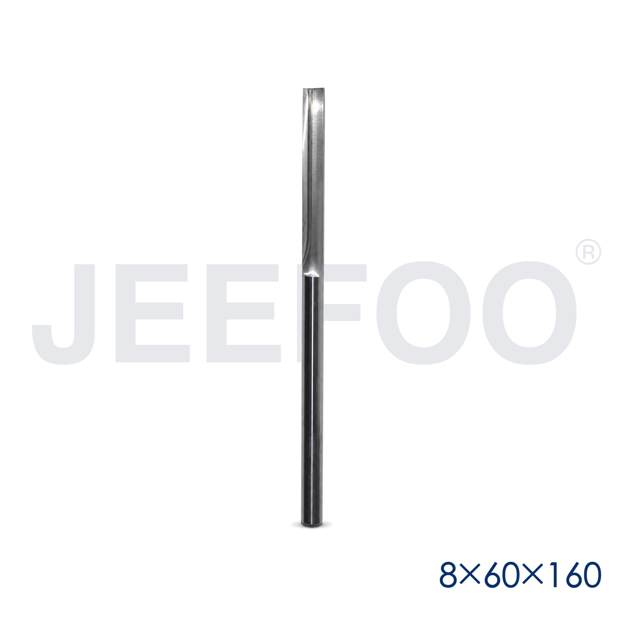 8x60x160 Two Straight Flute Bits detail A
