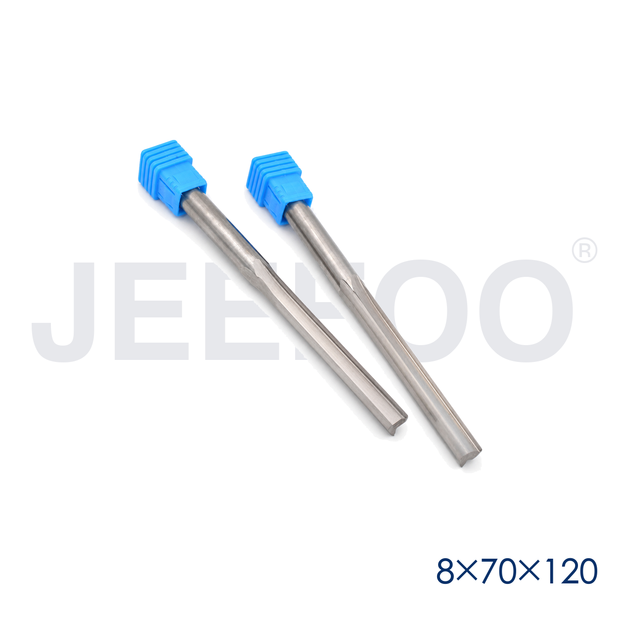 8x70x120 Two Straight Flute Bits detail B