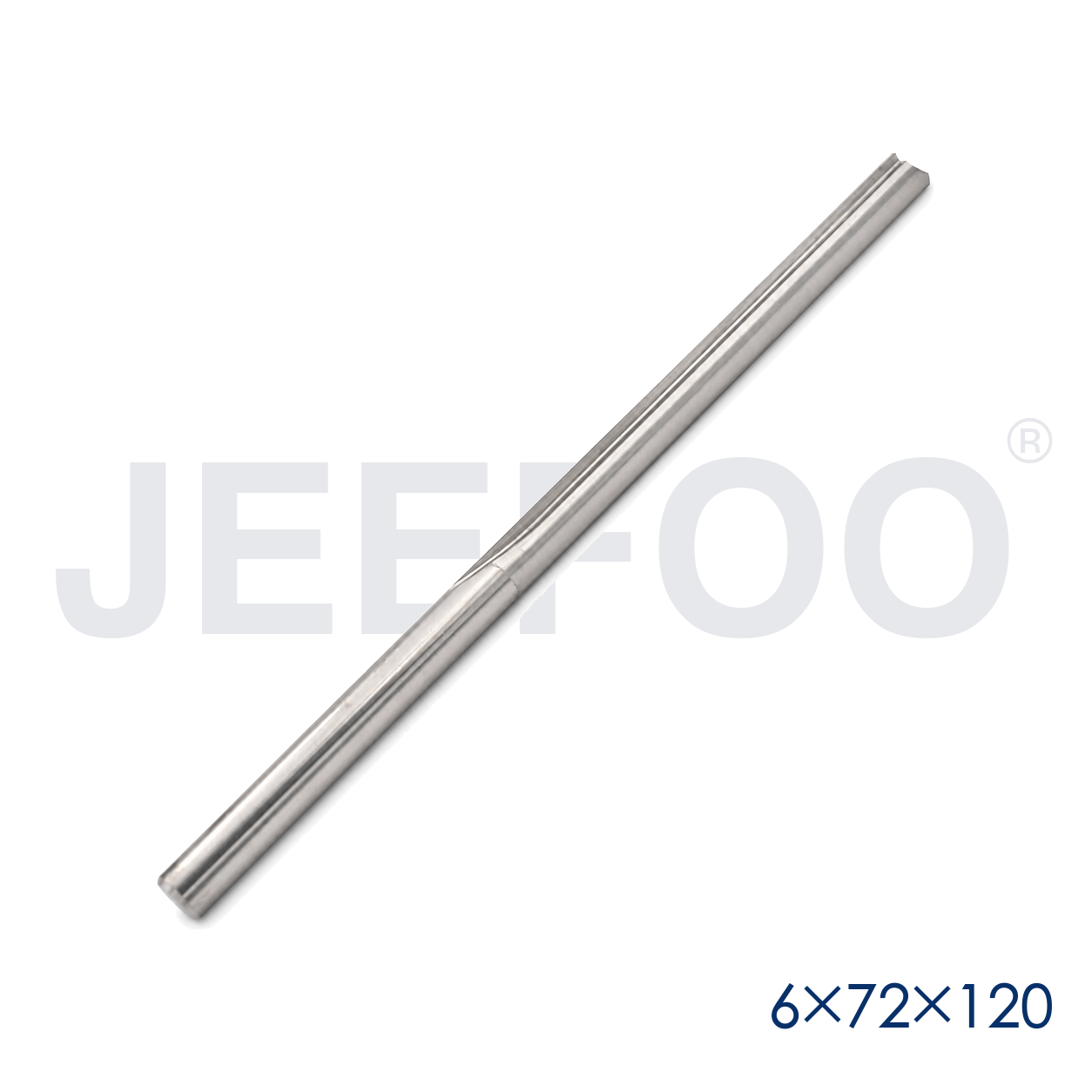 6x72x120 Two Straight Flute Bits detail A