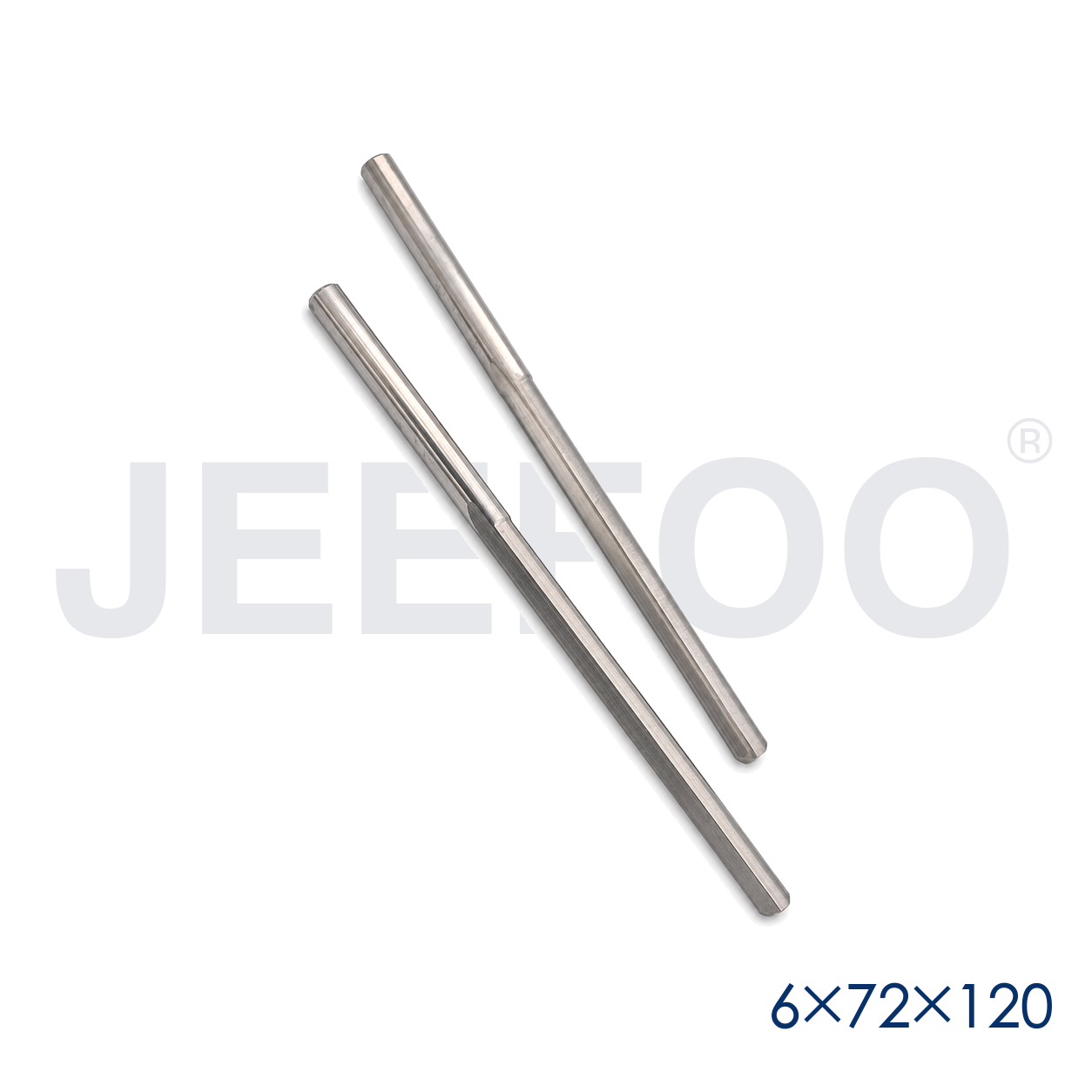 6x72x120 Two Straight Flute Bits detail B