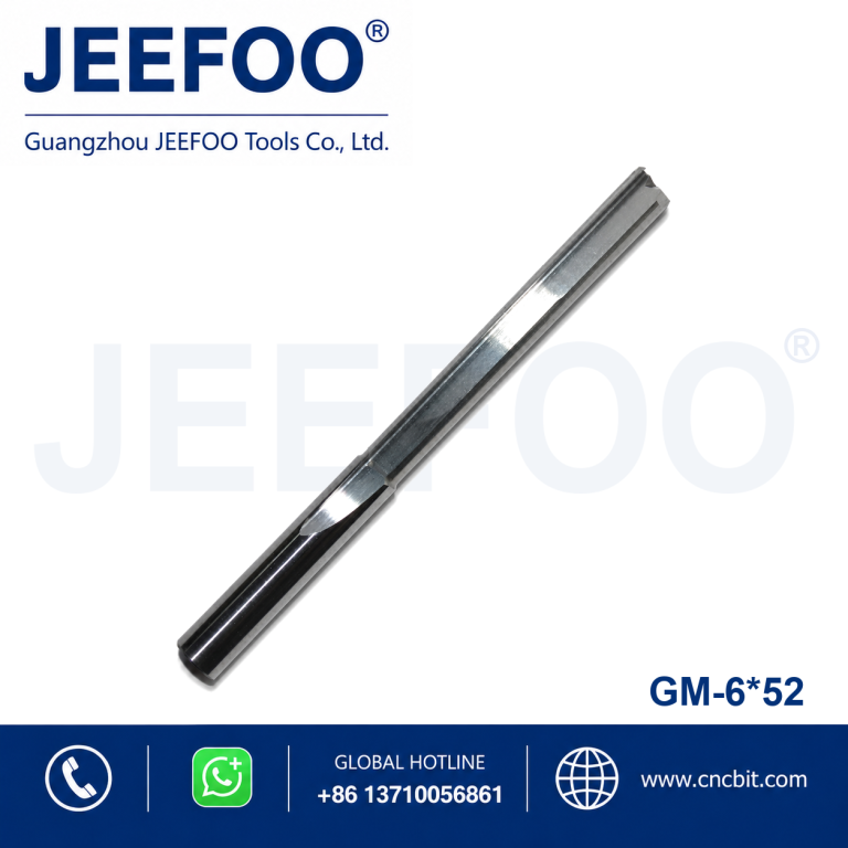 6x52 Two Straight Flute CNC Milling Tools, Stable Cutting Bits for Plastic and Wood Material product image