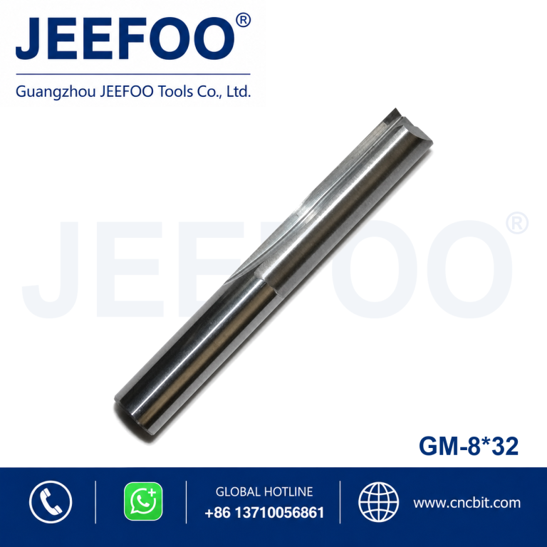 8x32 Carbide Double Straight Flute Milling Bits, Versatile Tools for DIY and Industrial Machining product image
