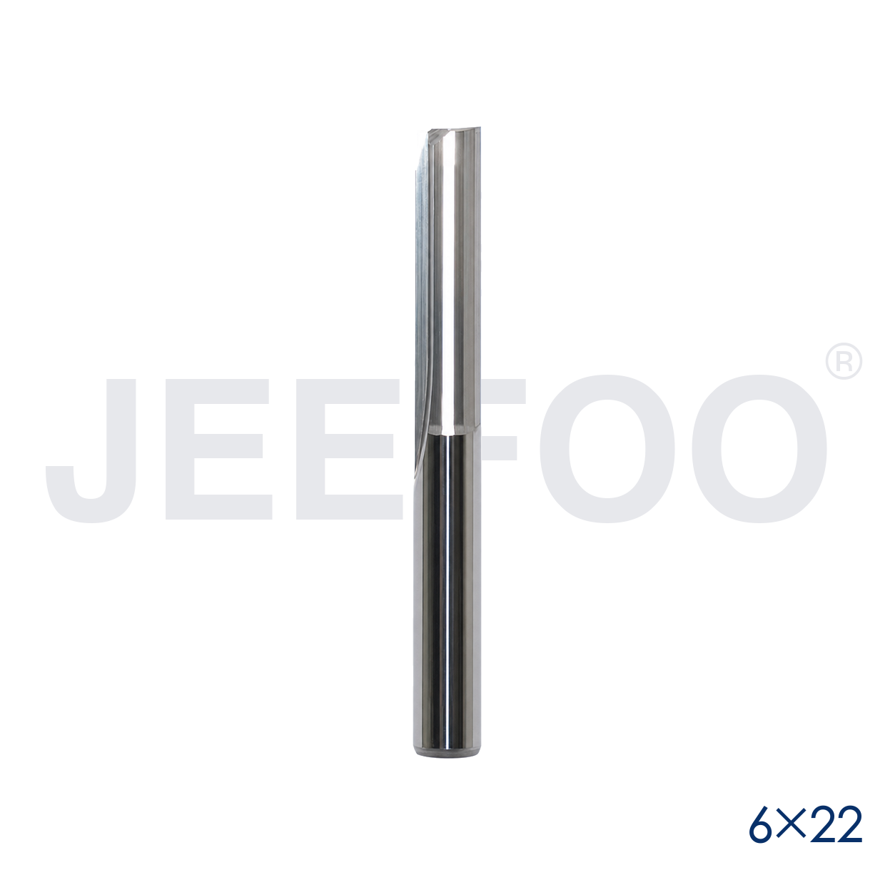 6x22 Two Straight Flute Bits detail A