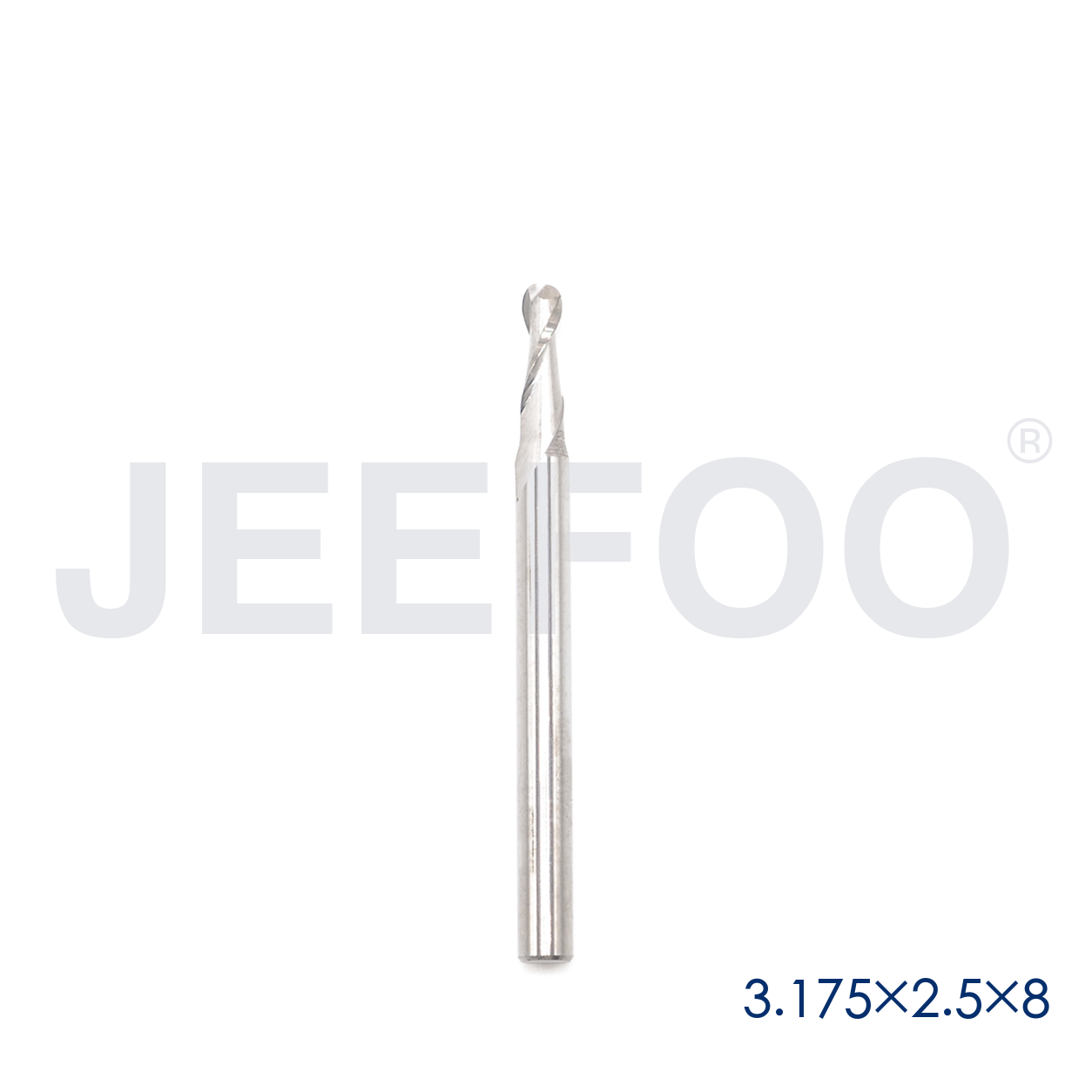 3.175x2.5x8 ball nose end mill product details