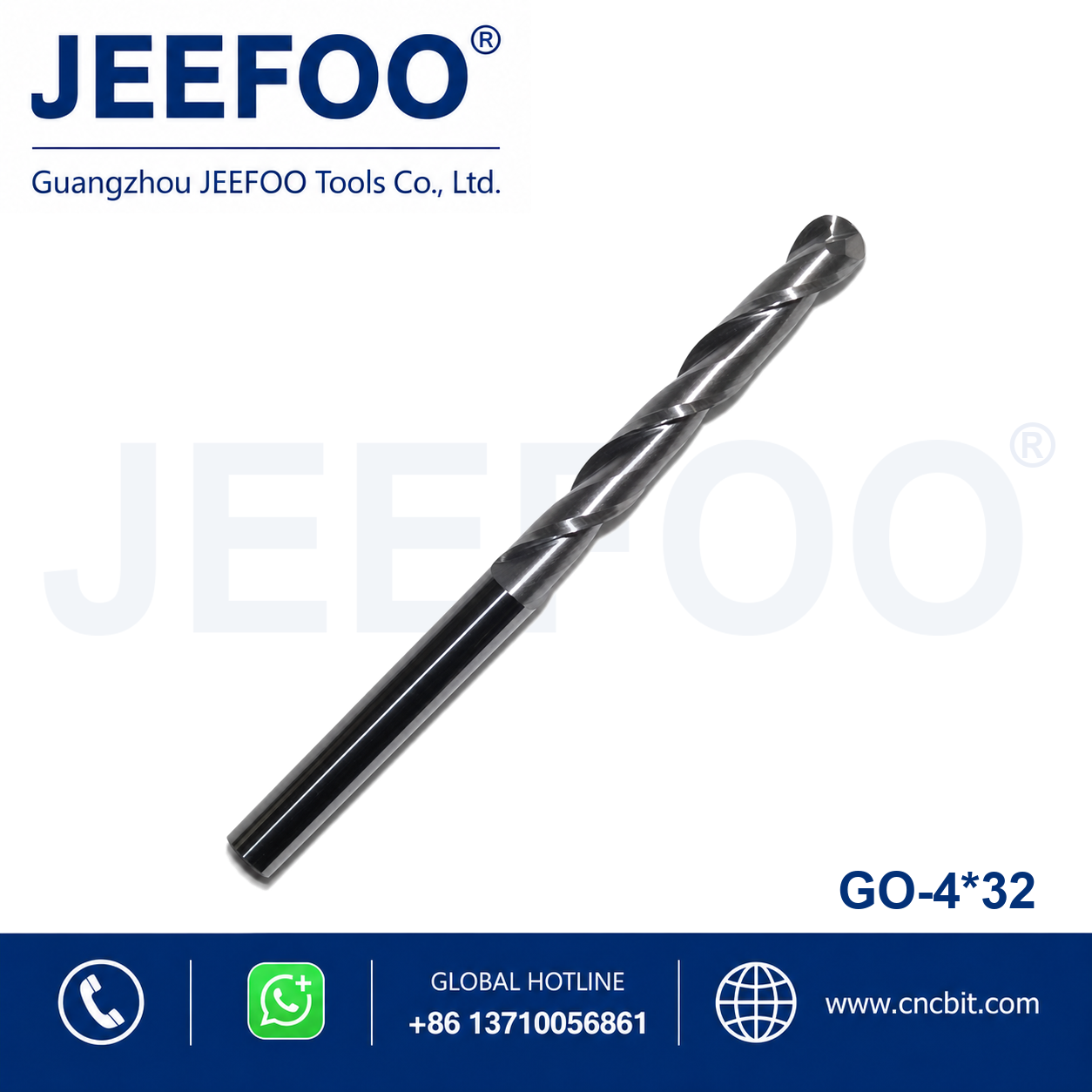 4x32 two flute ball nose end mill