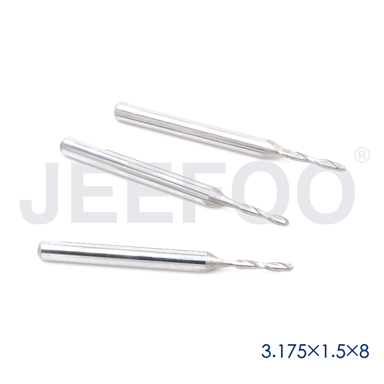 3.175x1.5x8 solid carbide ball nose cutter applications