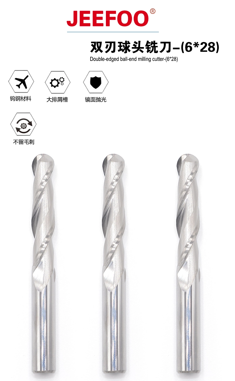 6x28 ball nose end mill product details