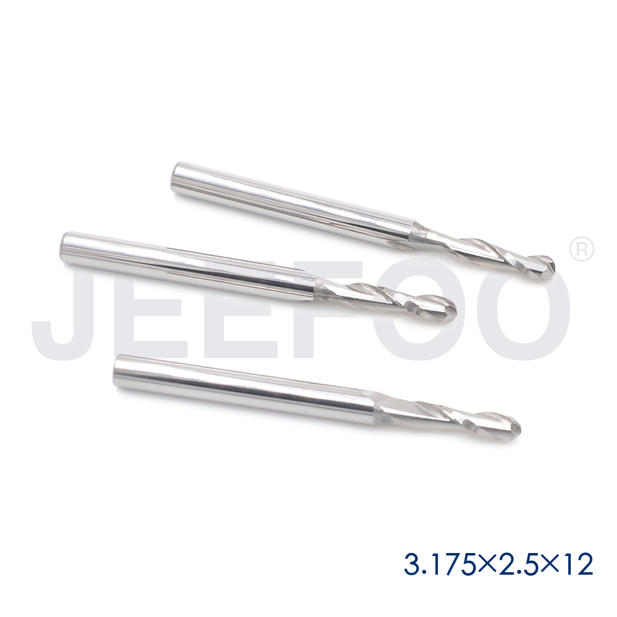 3.175x2.5x12 solid carbide ball nose cutter applications